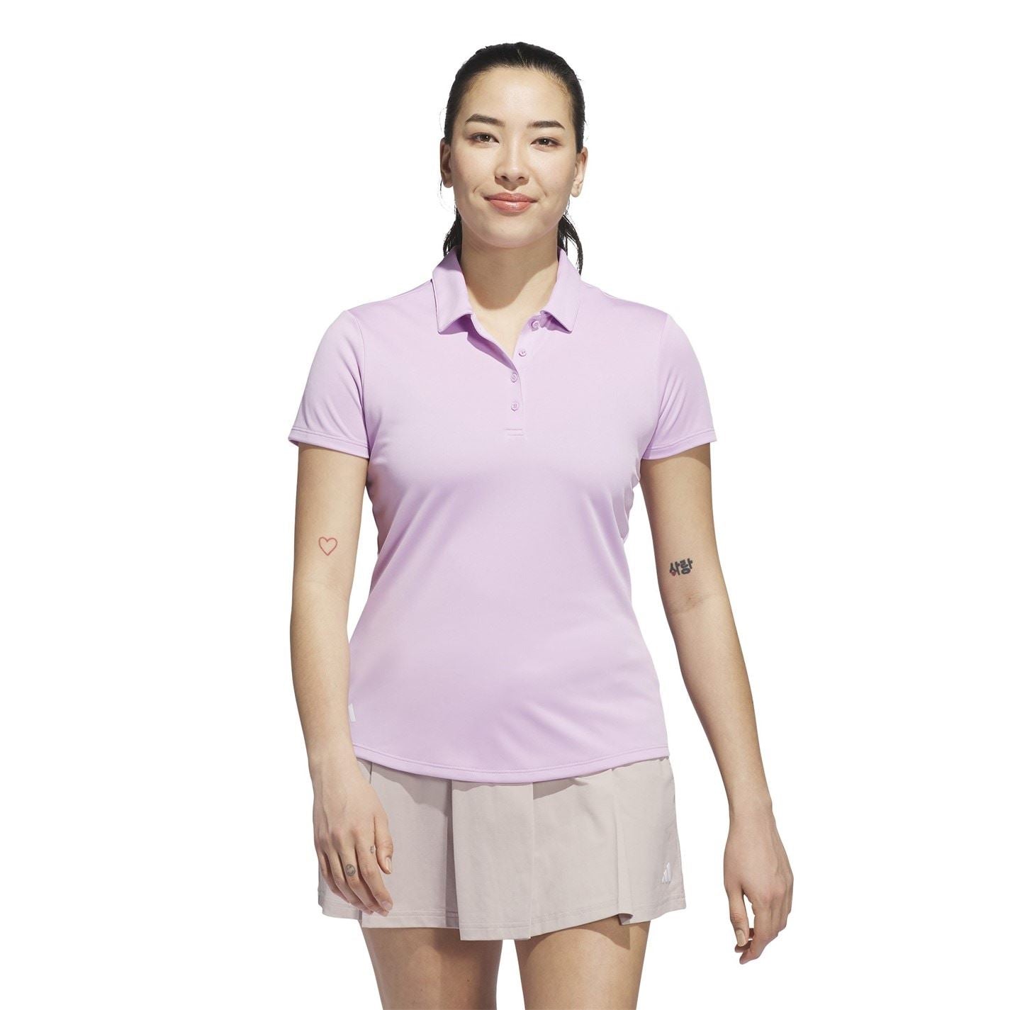 adidas Womens Short Sleeve Performance Polo Shirt