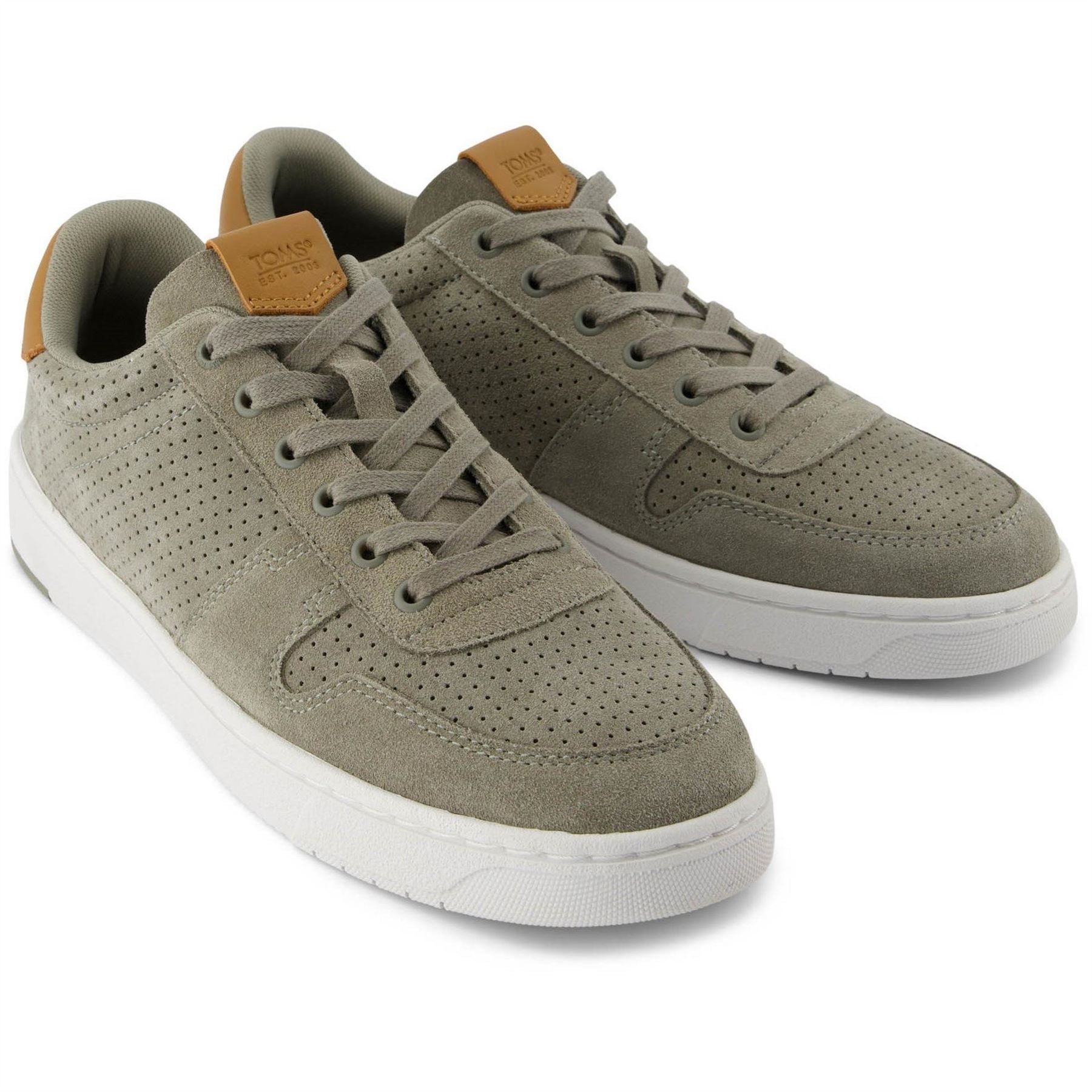 Toms TRVL Lite Court Textured Lace Up Smart Shoes