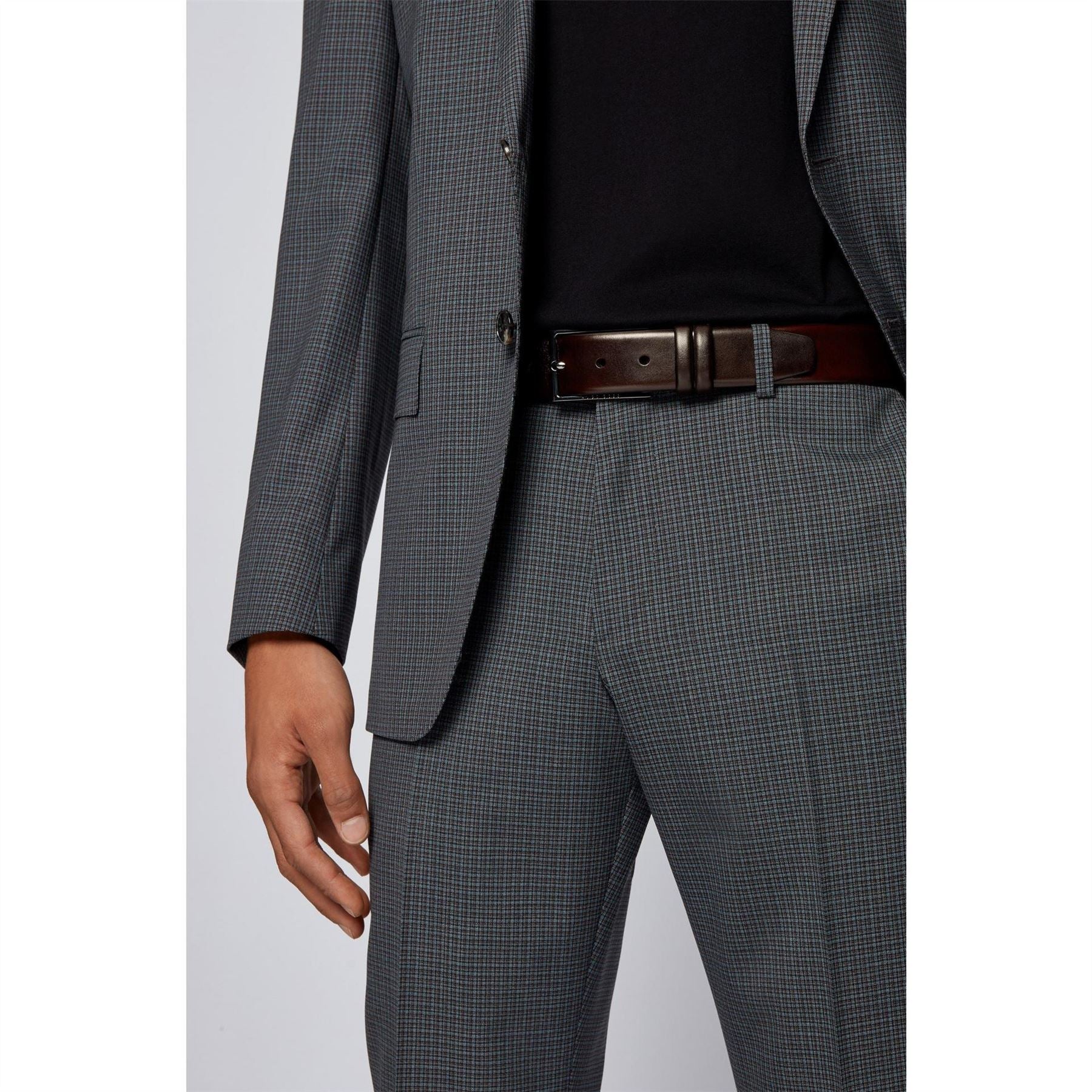 Boss Leather Pin Buckle Belt