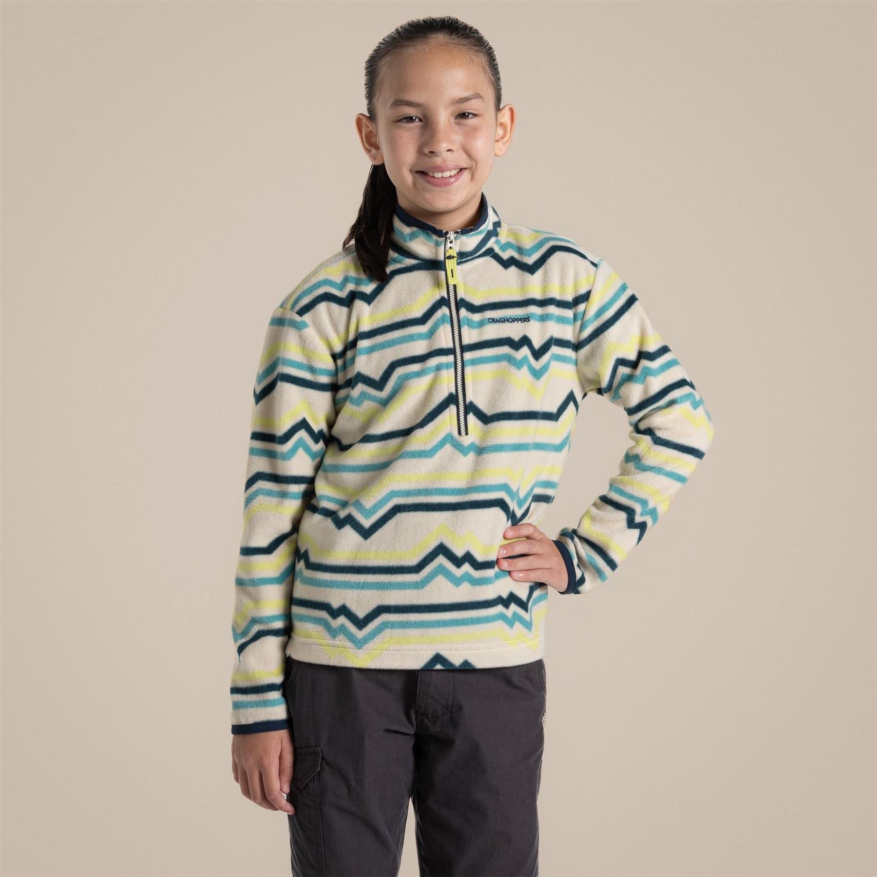 Craghoppers Kids Bachas Quarter Zip Fleece