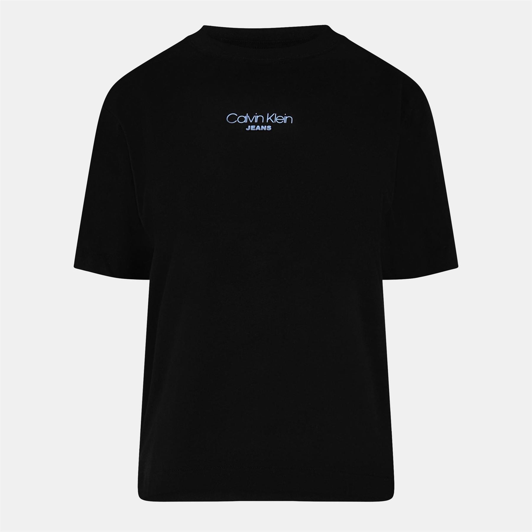 Calvin Klein Jeans Boxy Fit Lettering Short Sleeve T-Shirt