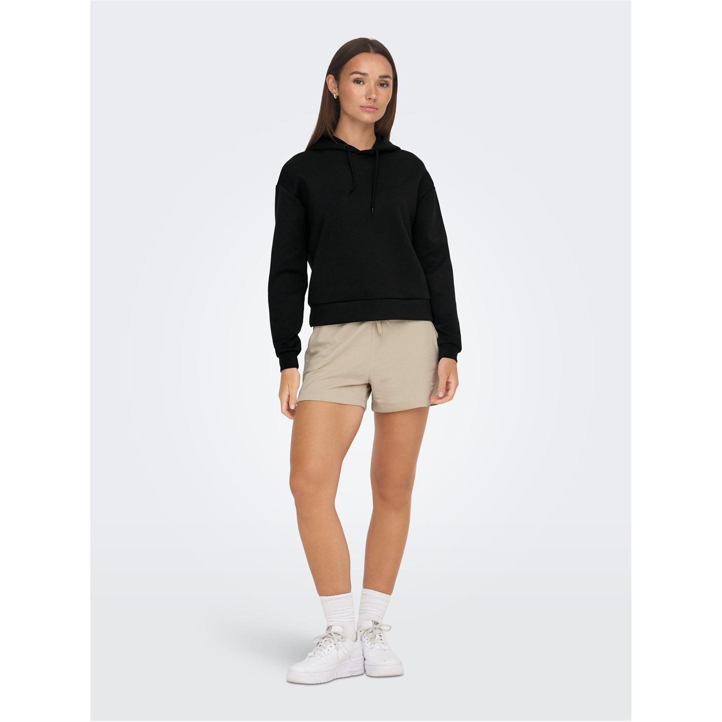 Only Play Relaxed Fit Hooded Neck Long Sleeve Sweatshirt