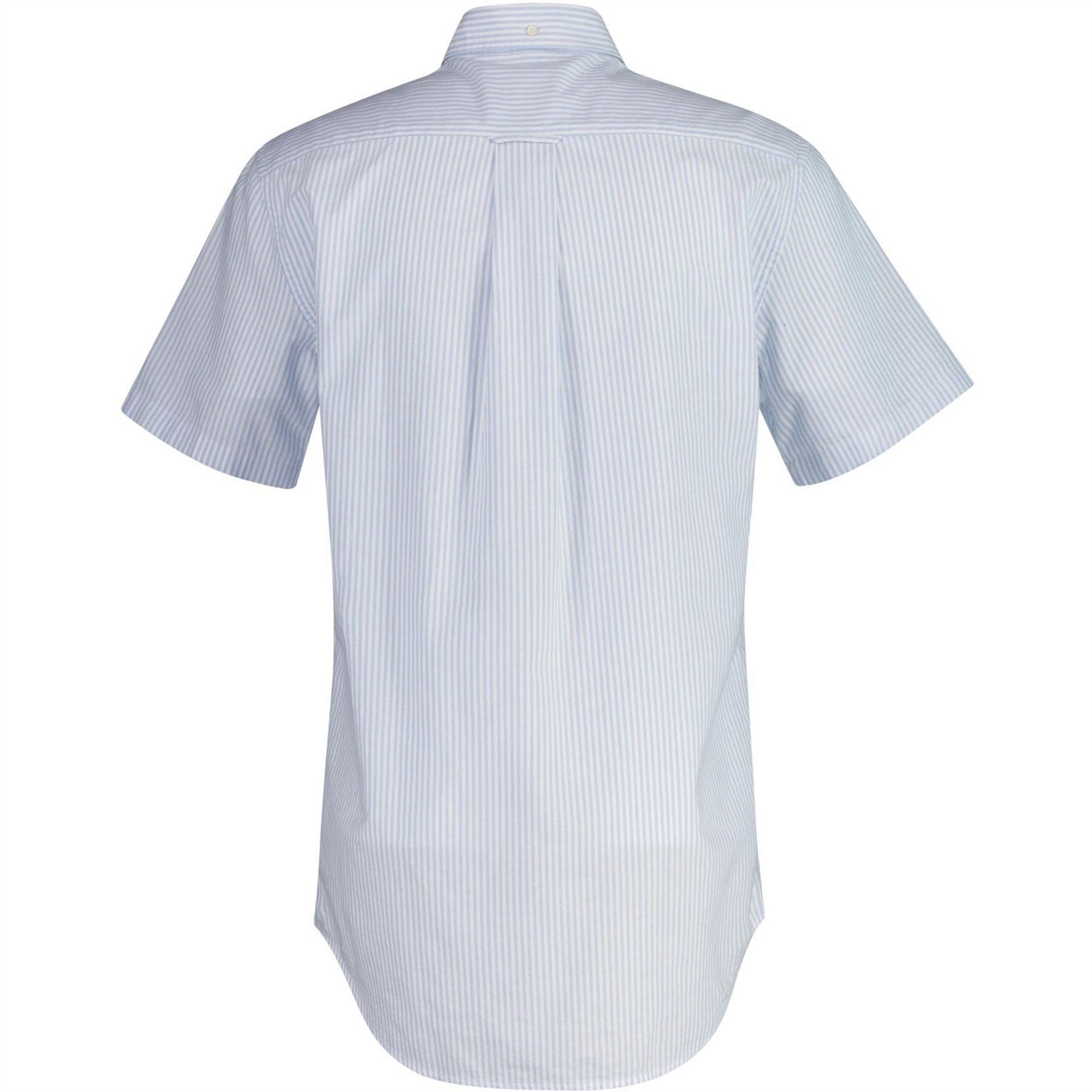 Gant Fit Striped Classic Oxford Short Sleeve Shirt