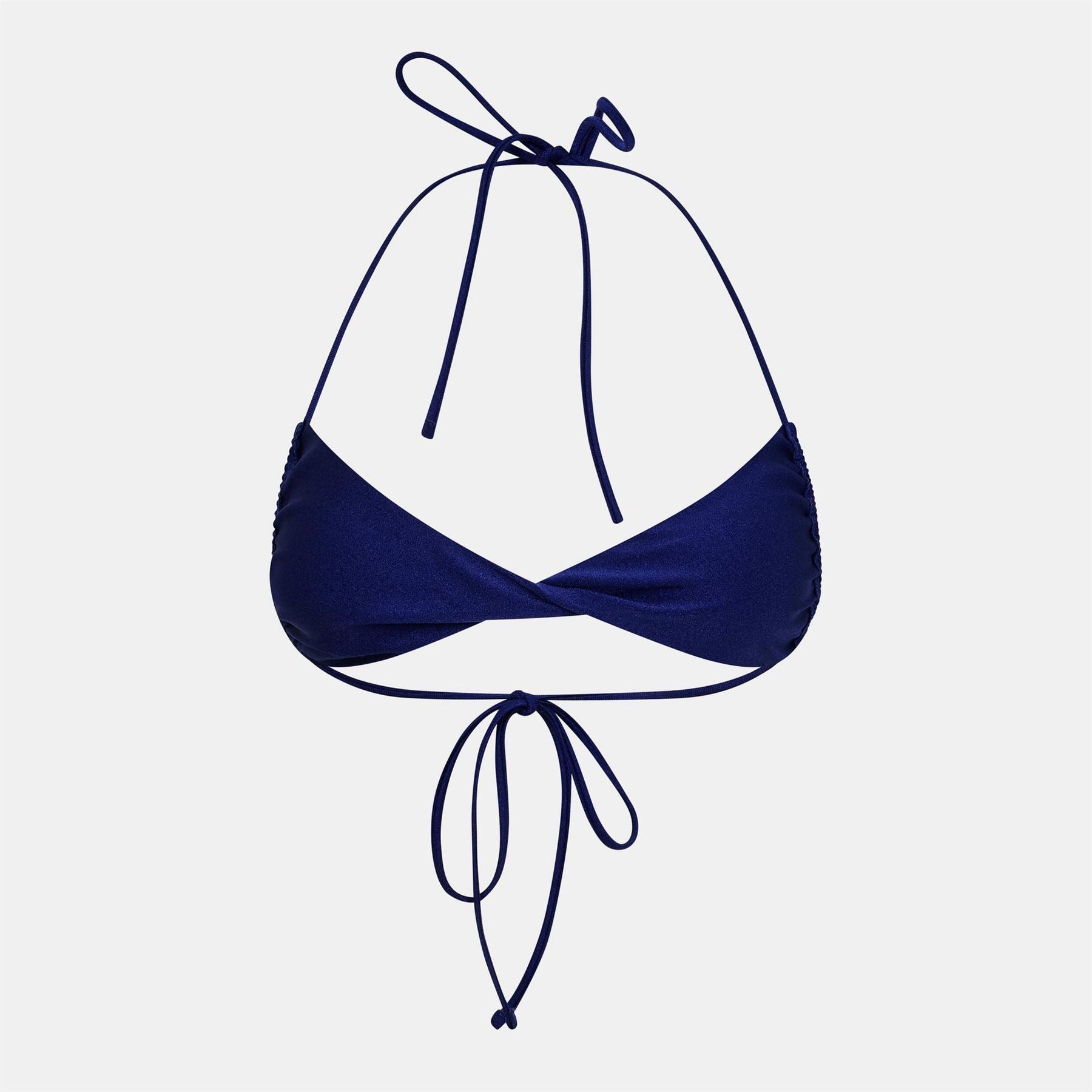 Jack Wills High Shine Twist Front Bikini Top
