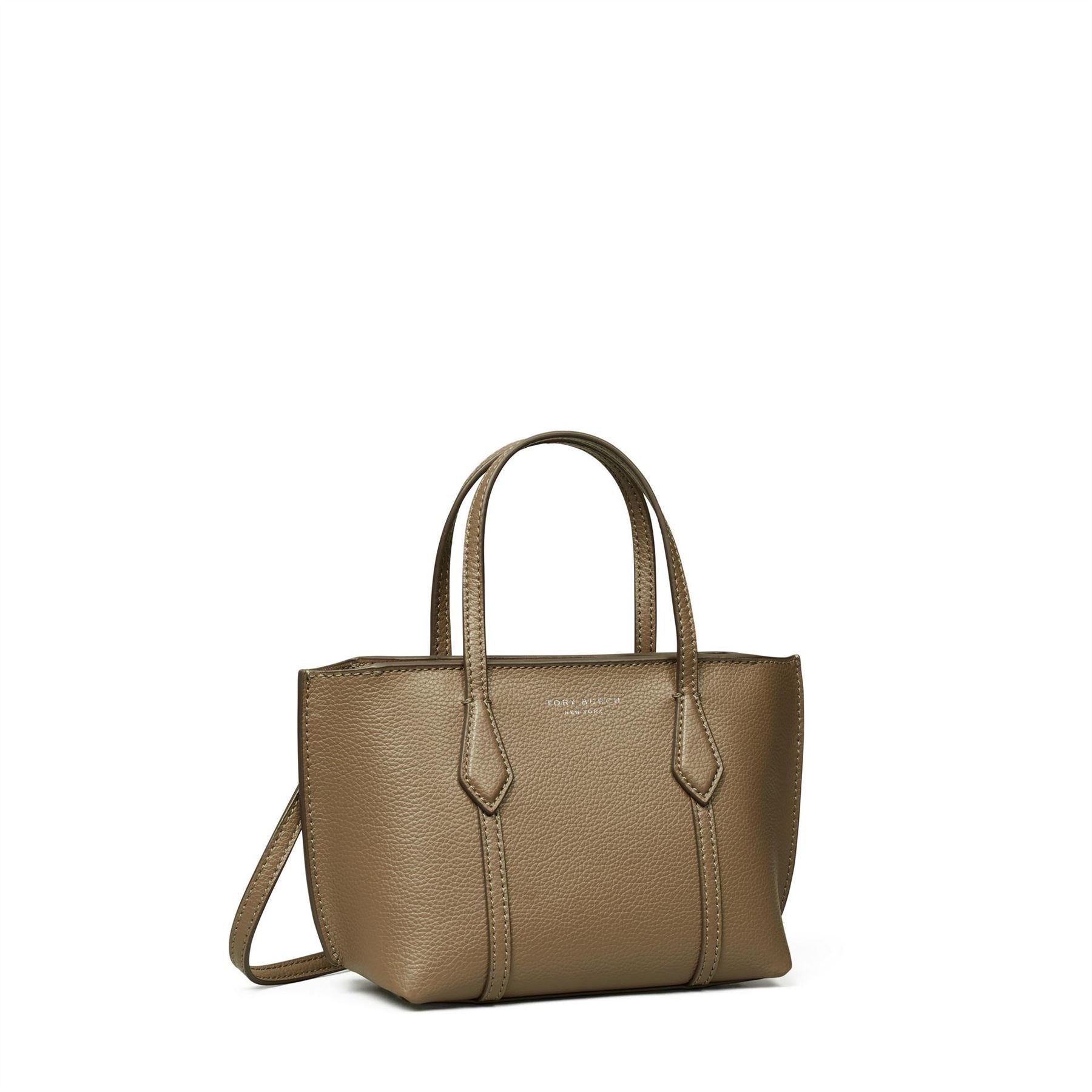 Tory Burch Perry Mini Rectangle Shape Tote Bag with Logo