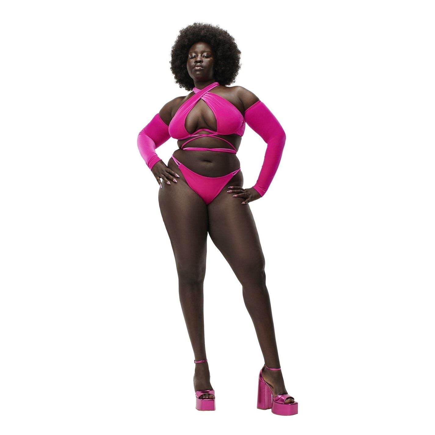 adidas Originals Womens X Ivy Park Crisscross Bikini Bottoms