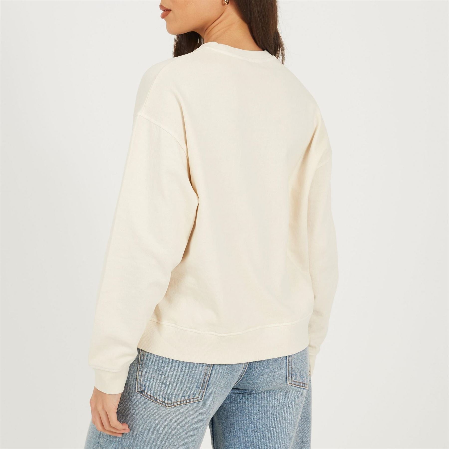 Brave Soul Womens Crew Neck Graphic Sweatshirt