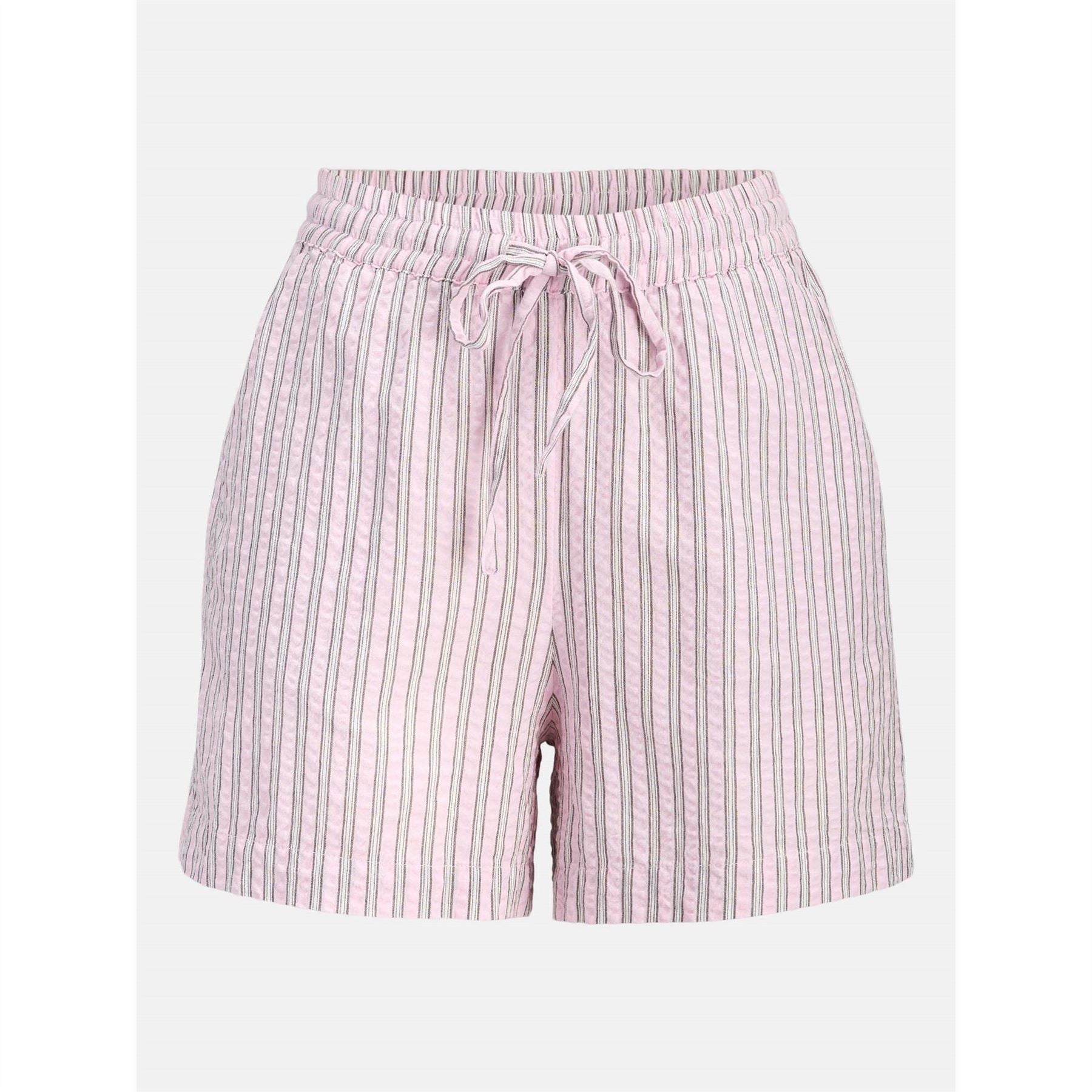 JJXX Zoe Seersucker Vertical Stripe Shorts