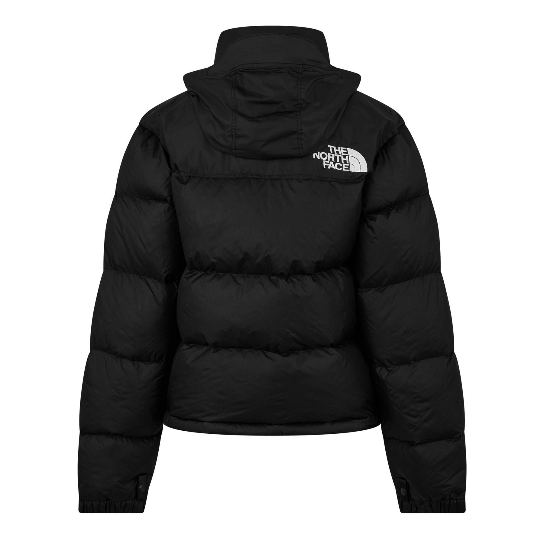 The North Face Retro Nuptse Short White Puffer Jacket