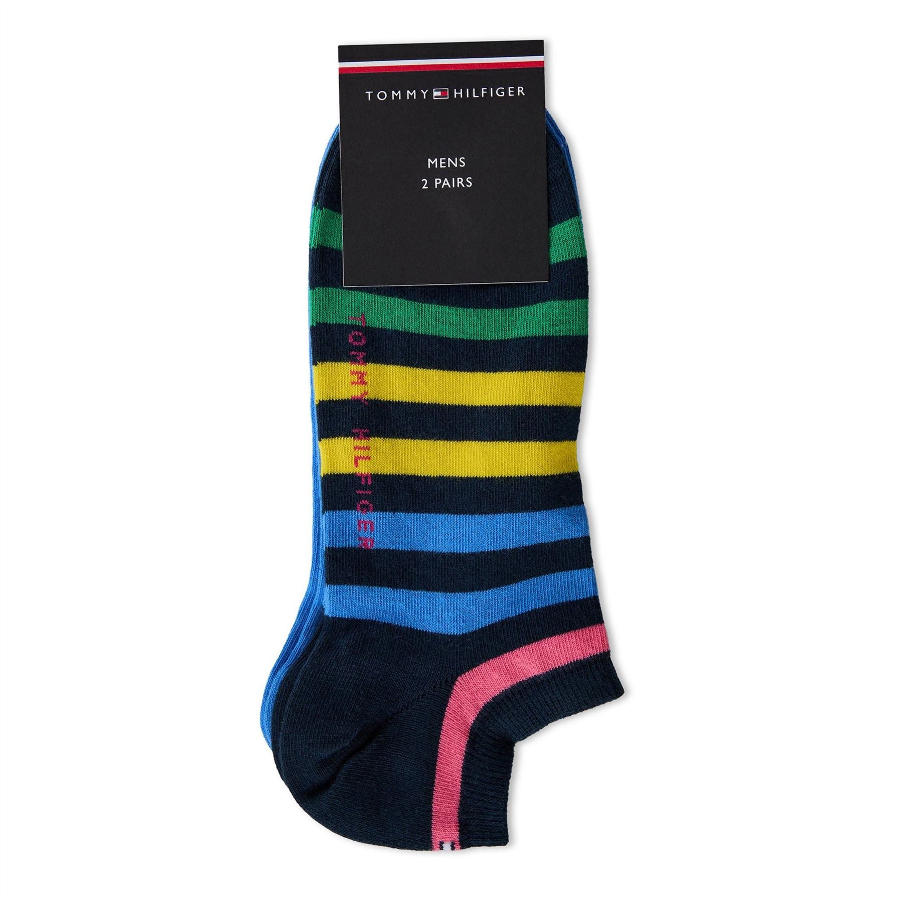 Tommy Hilfiger Duo Striped Trainer Socks
