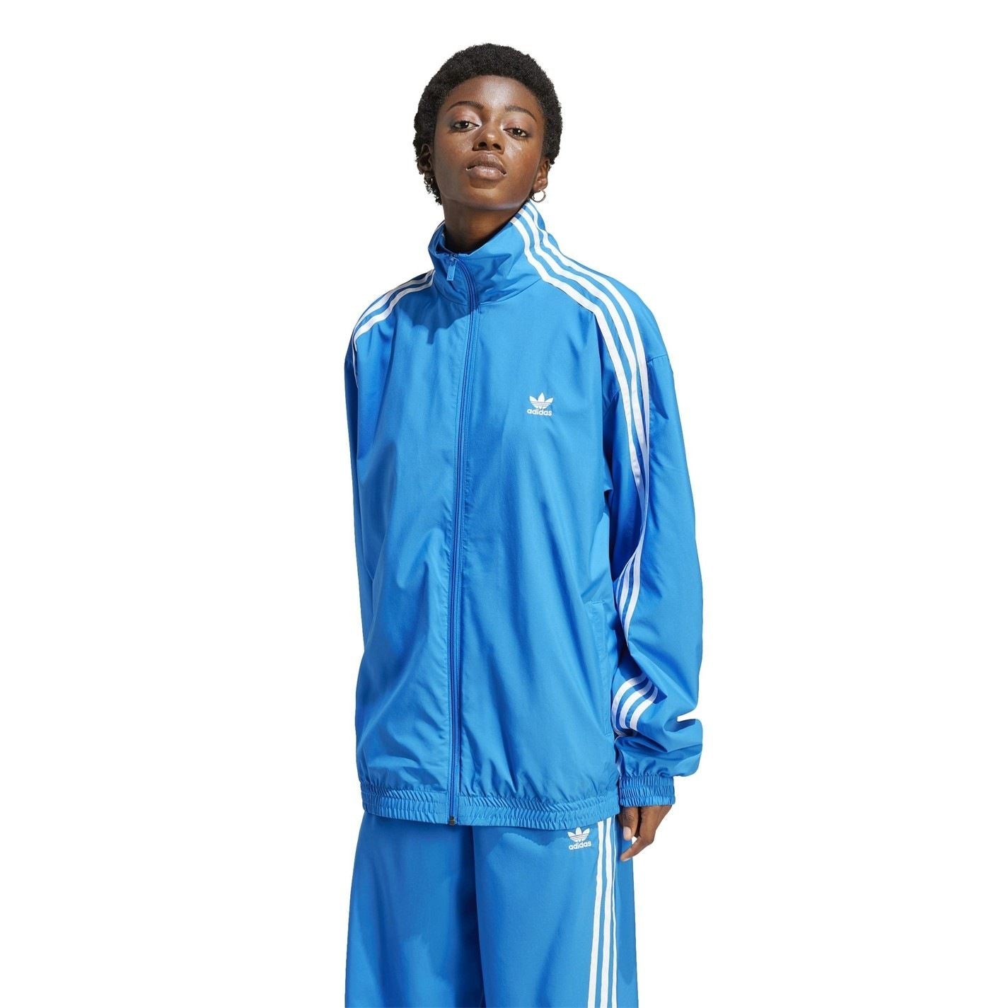 adidas Originals Funnel Neck Relaxed Fit Athletic Top