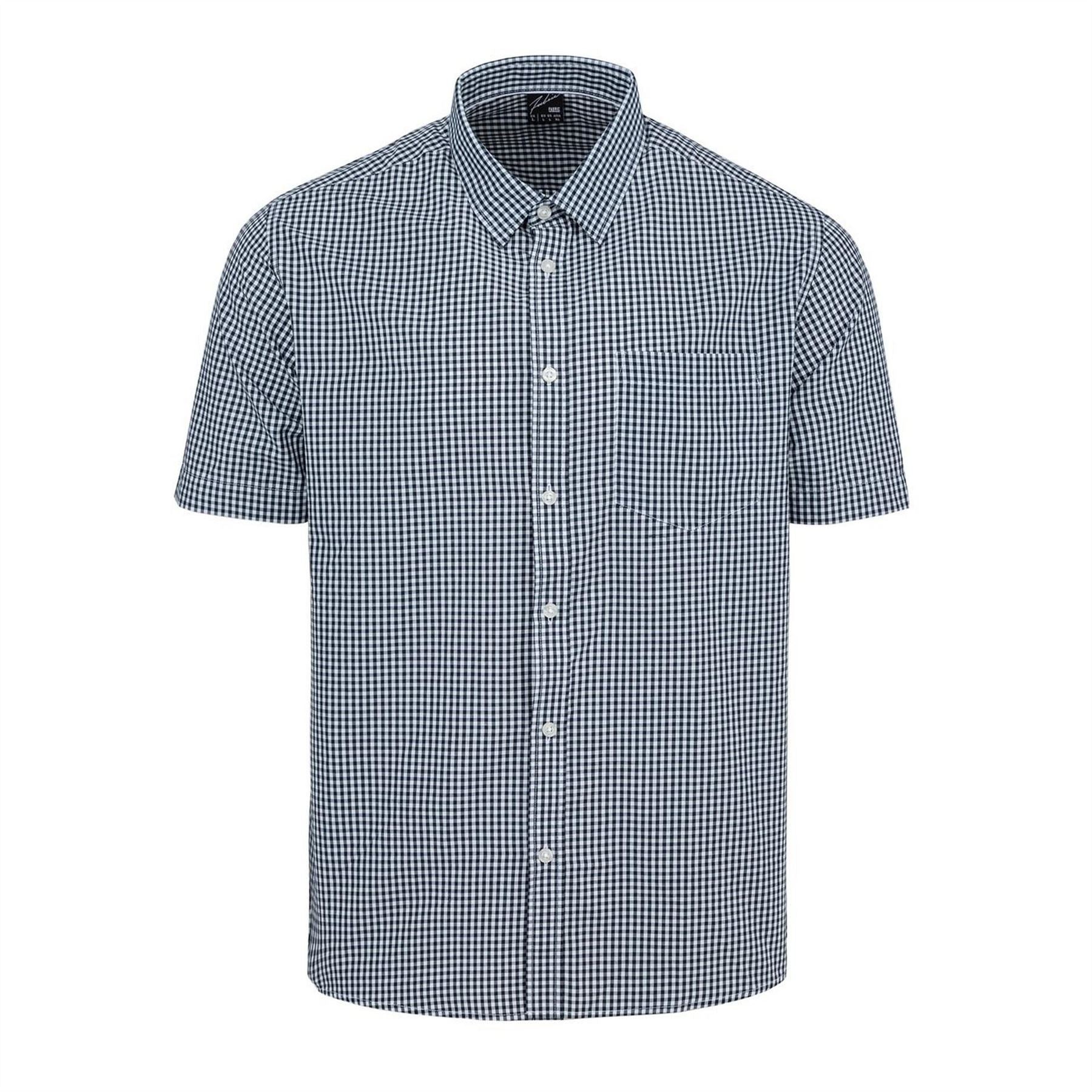 Fabric Mens Short Sleeve Poplin Shirt
