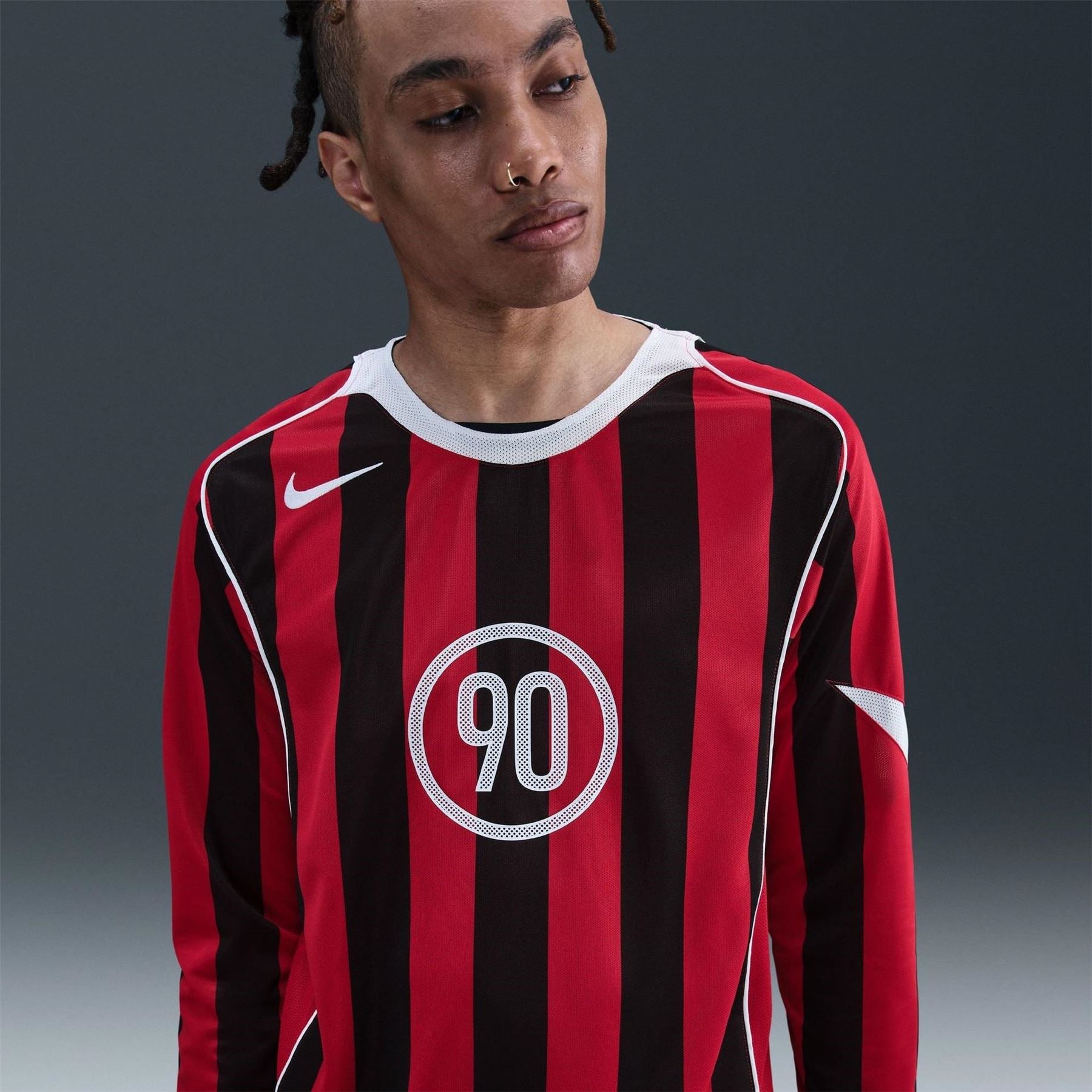 Nike T90 Energy Crew Neck Long Sleeve Competition T-Shirt