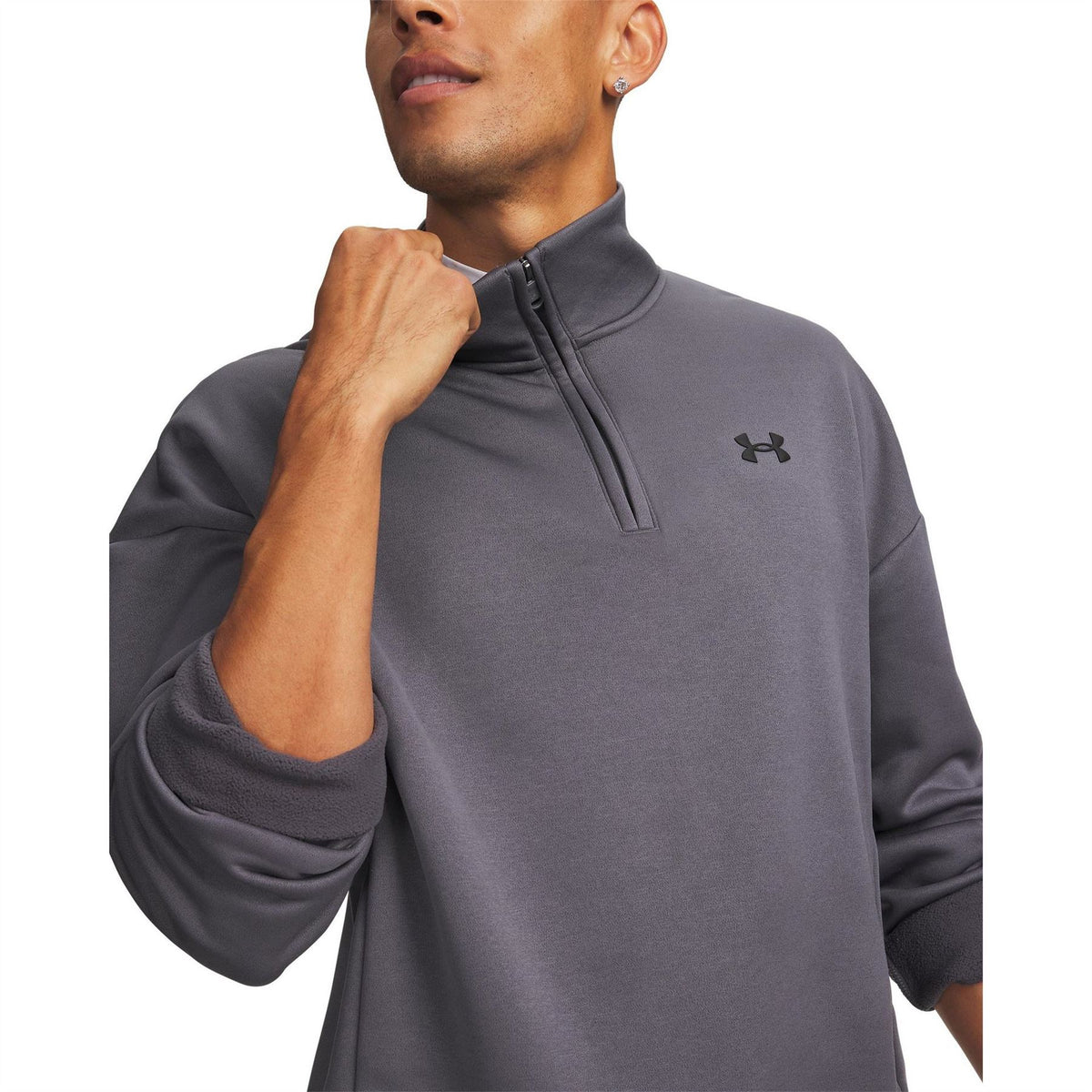 Under Armour Mens Half Zip Fleece Top
