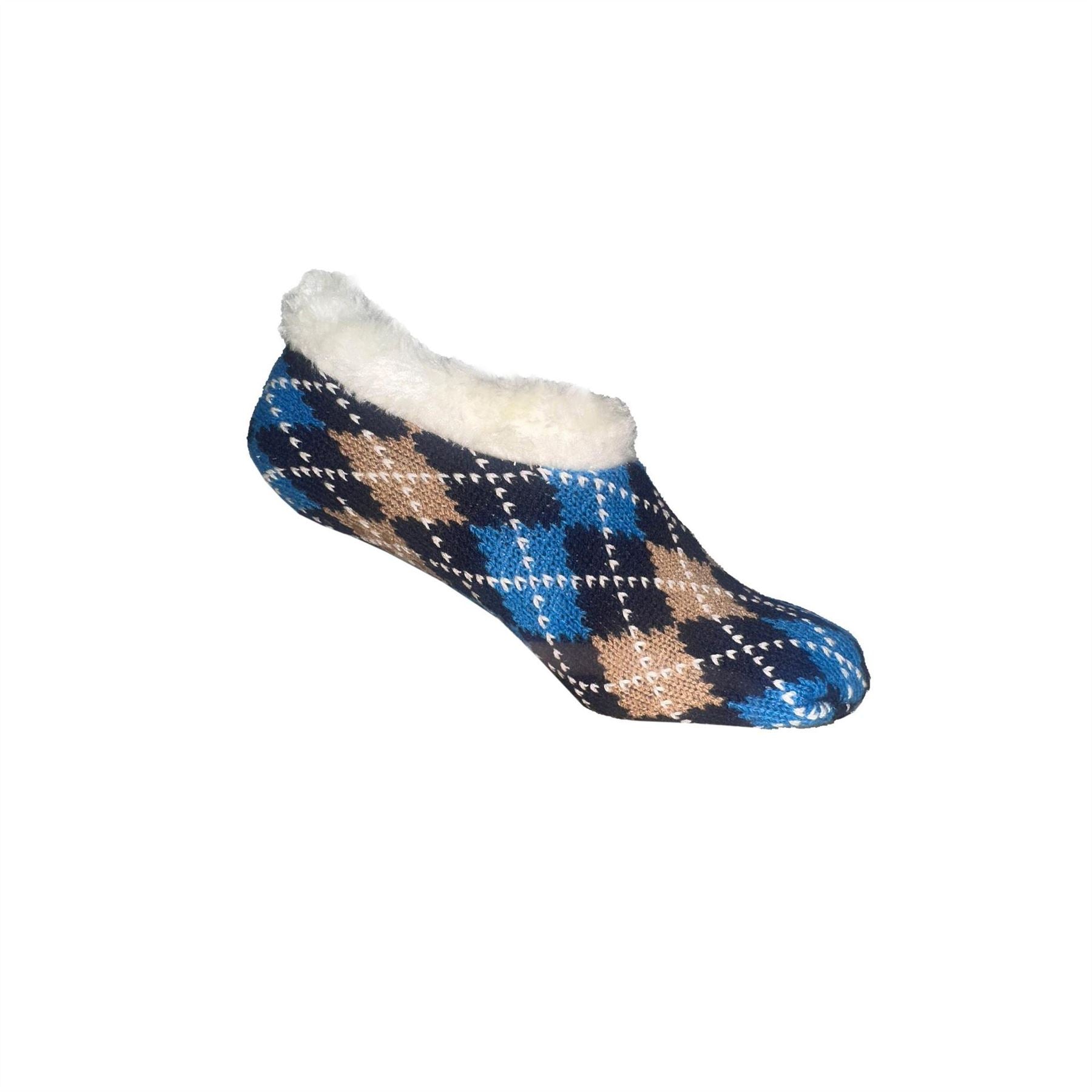 Miso Christmas Jacquard Machine Washable Slipper Socks
