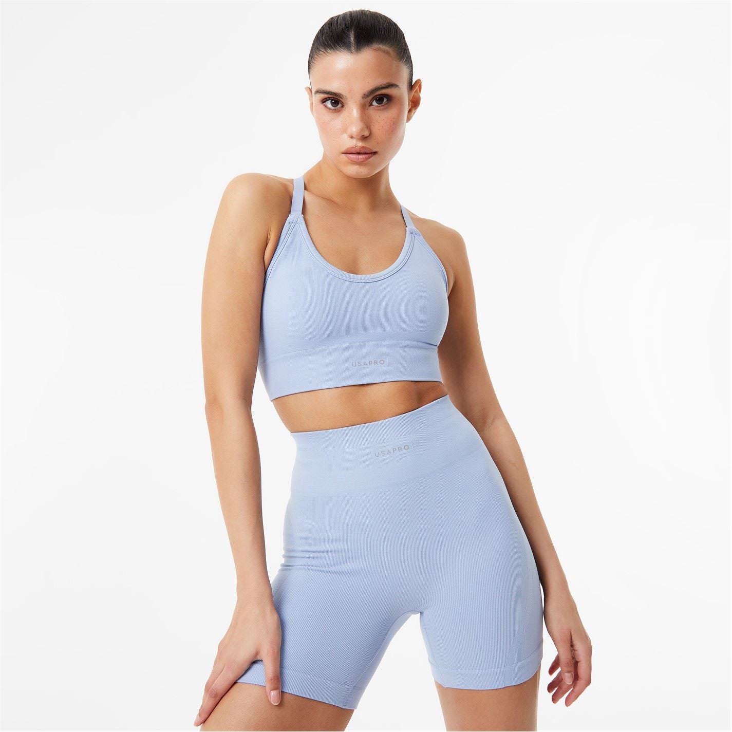 USA Pro X Sophie Habboo Seamless Rib Sports Bra