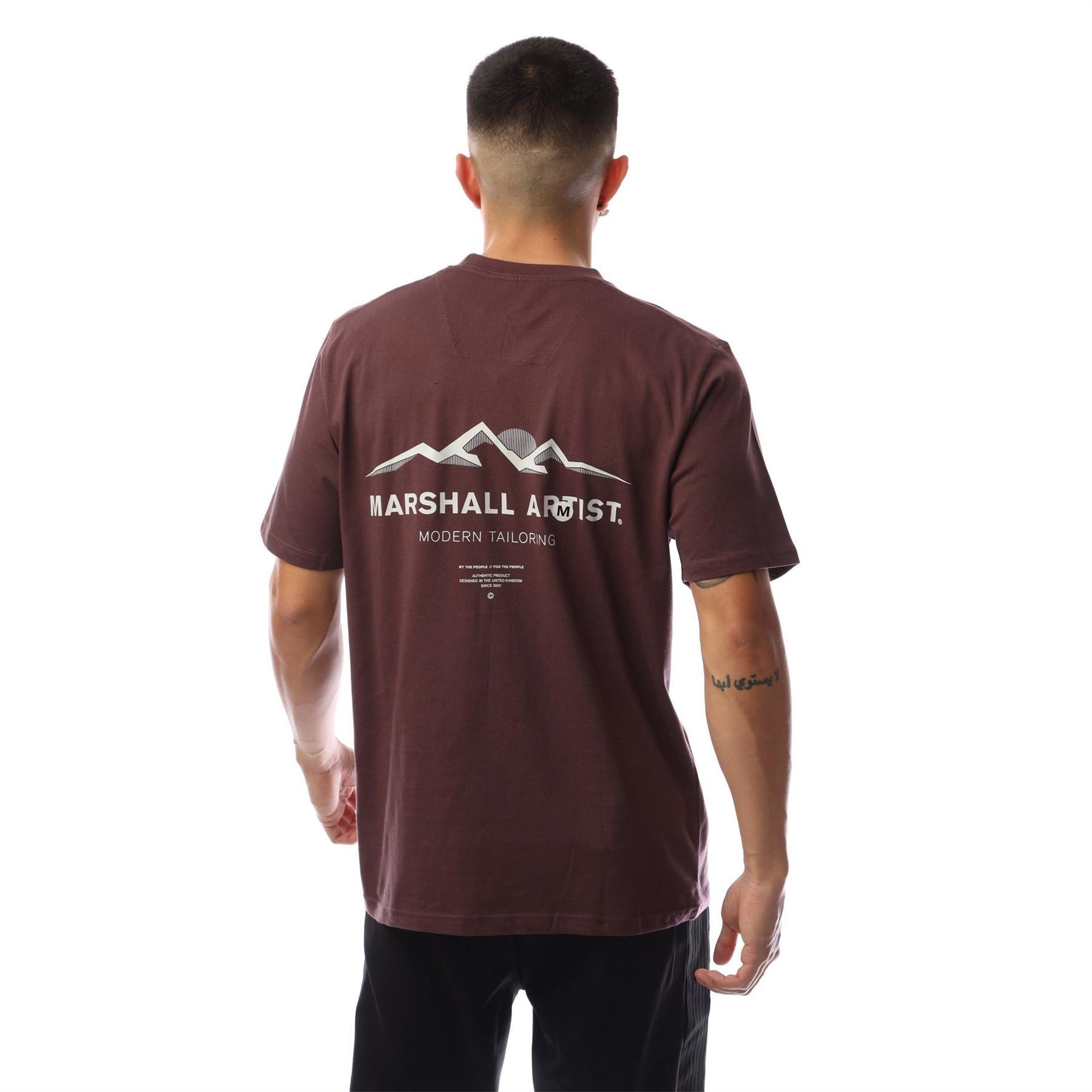 Marshall Artist Printed Logo Crew Neck Short Sleeve Jersey T-Shirt