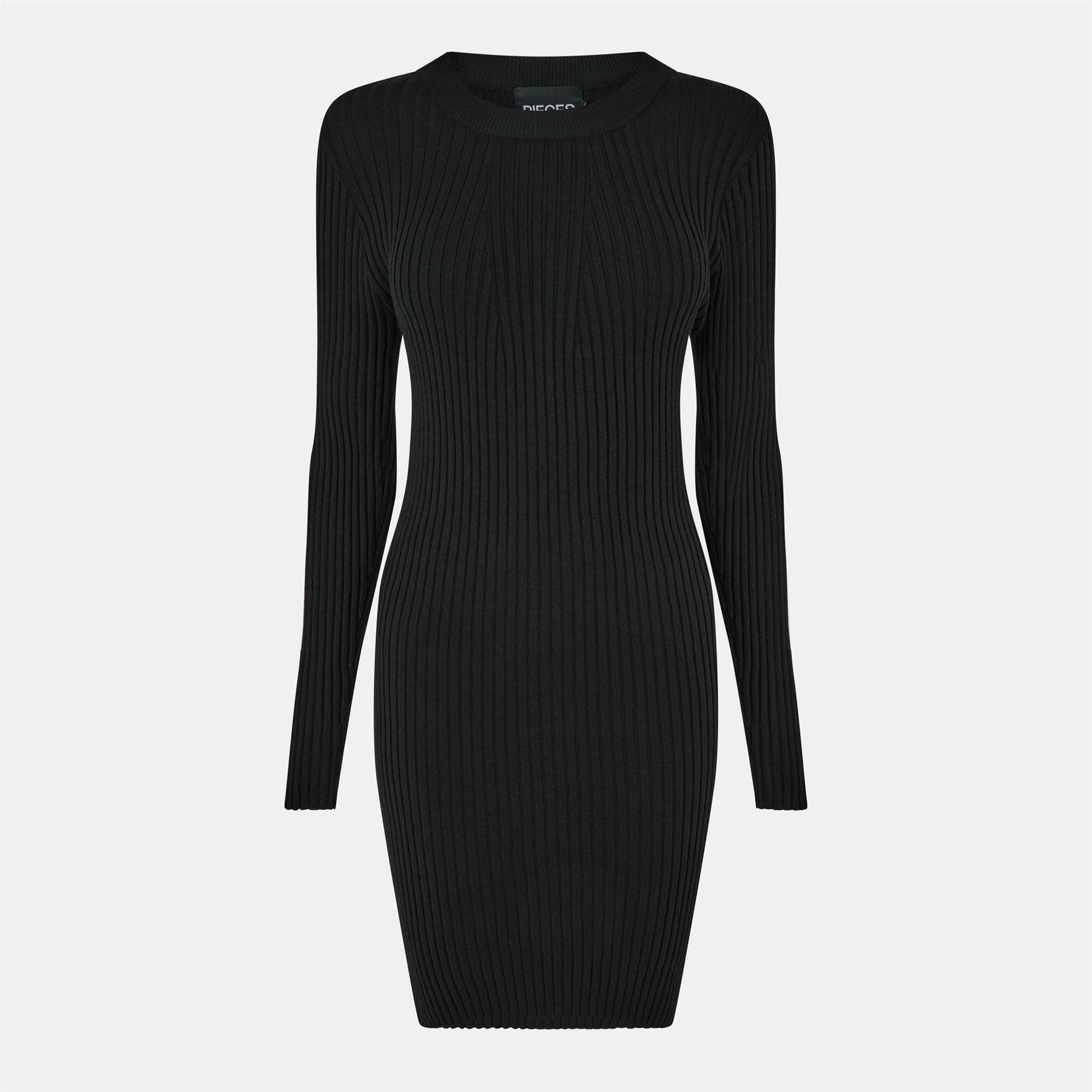 Pieces Long Sleeve Knitted Jumper Dress