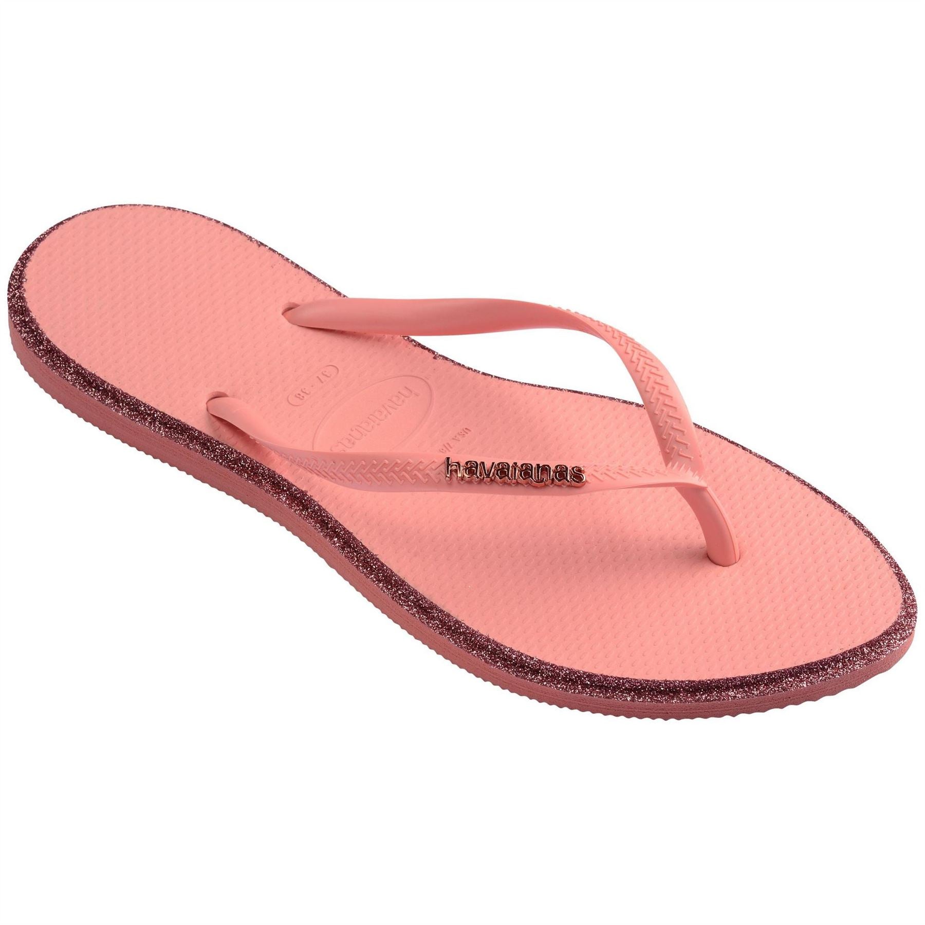 Havaianas Slim Point Glitter Flip Flops