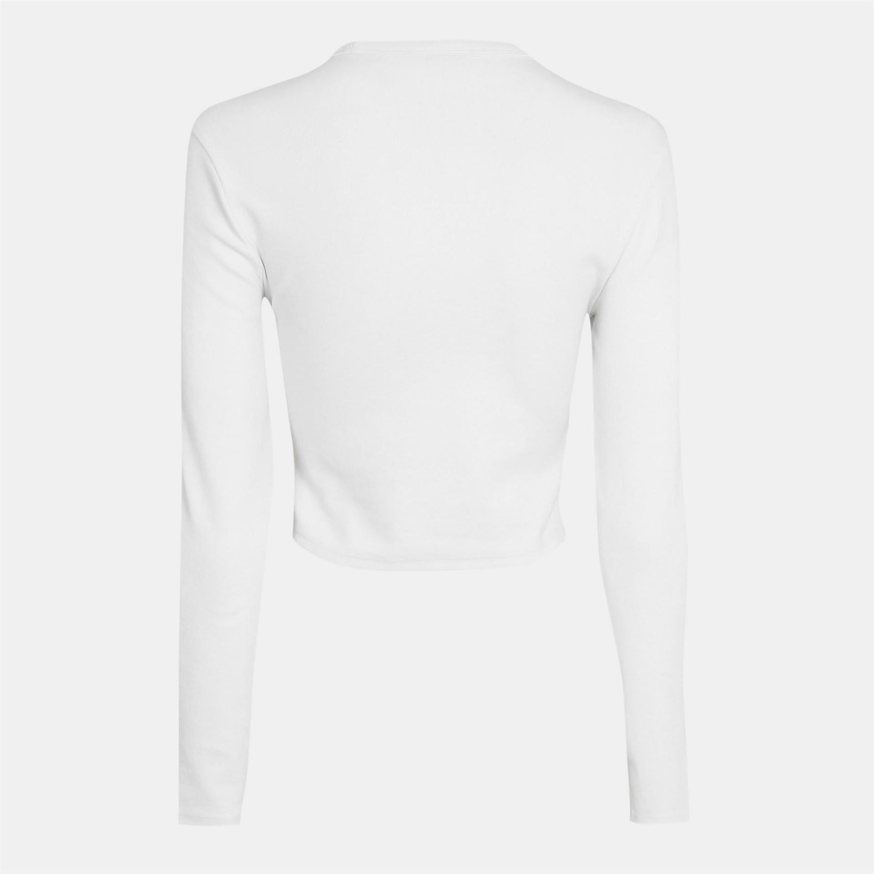 Hugo Long Sleeve Crop Top