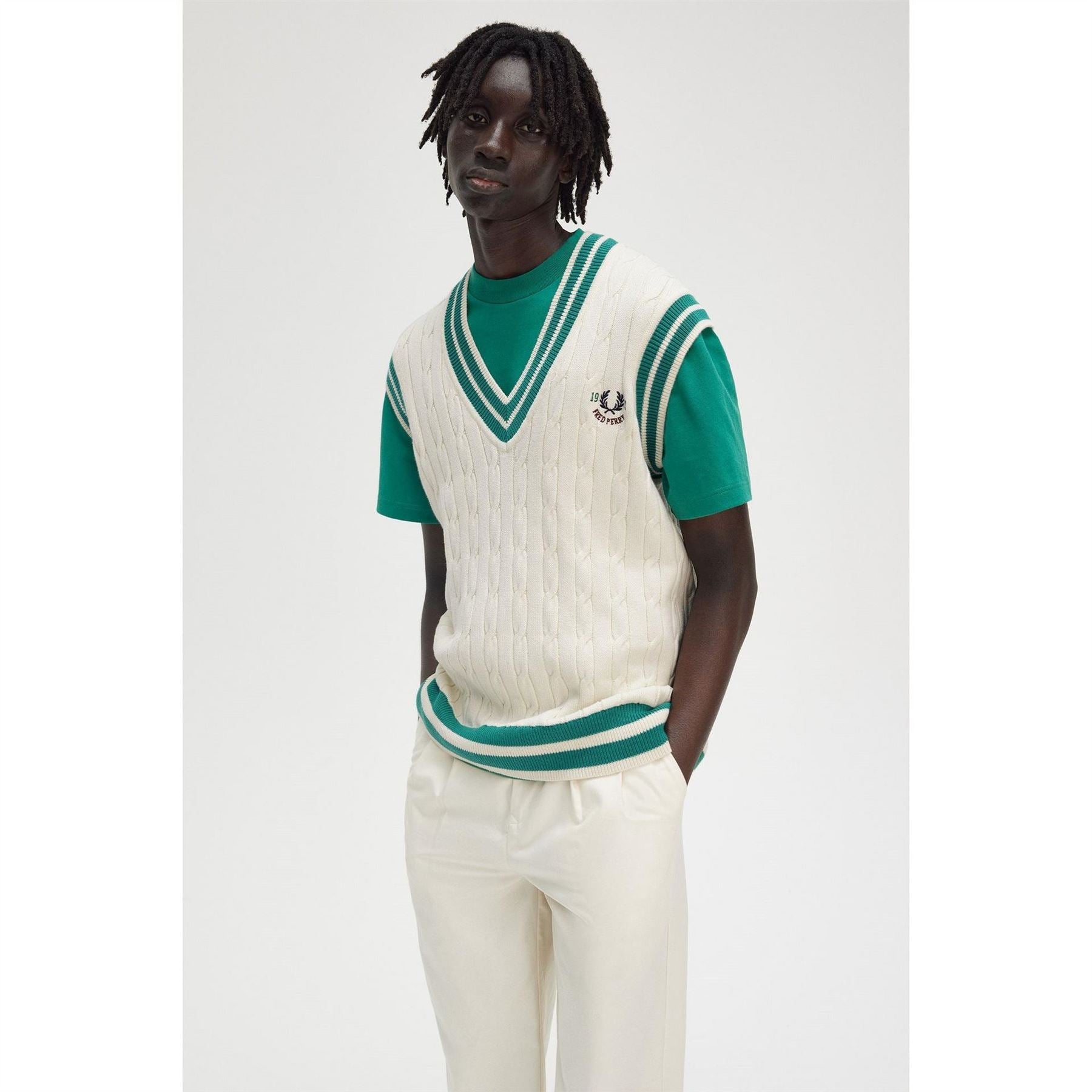 Fred Perry Club Knitted Sweater Vest