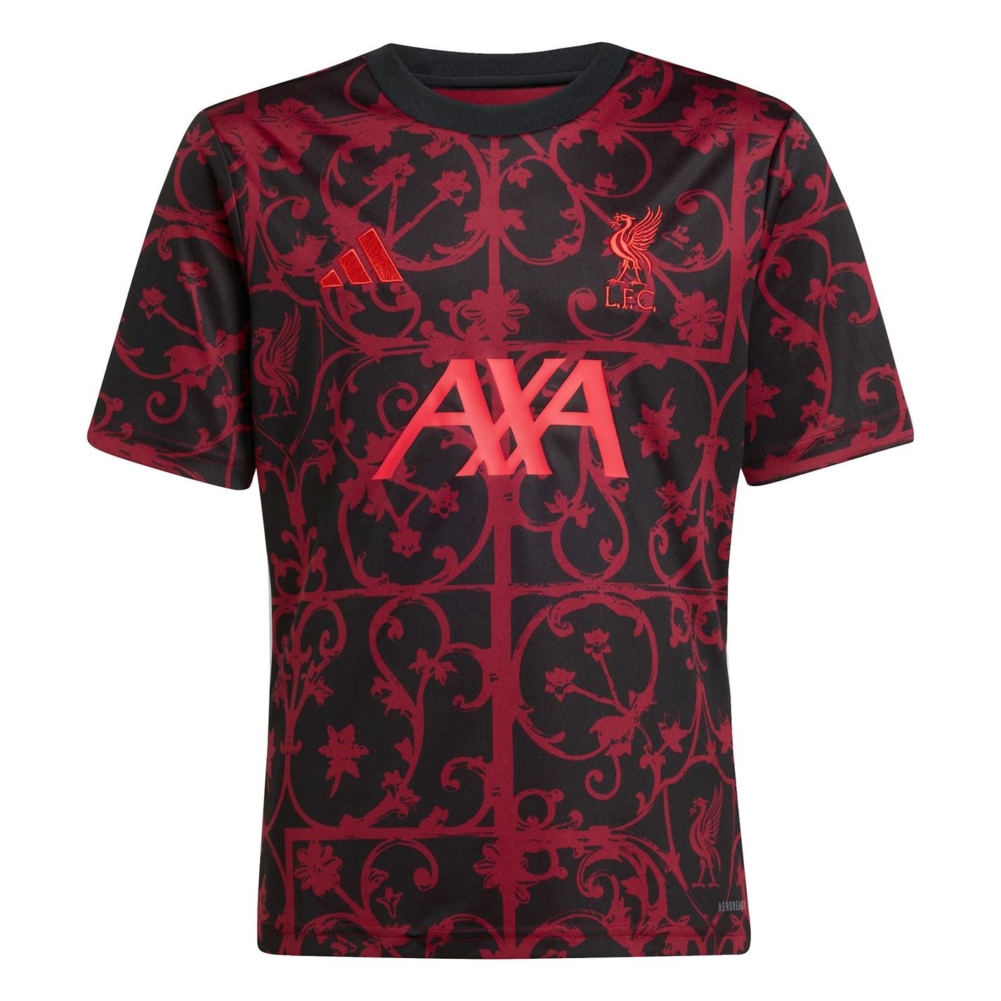 adidas Liverpool Pre Match Shirt 2025 2026 Juniors