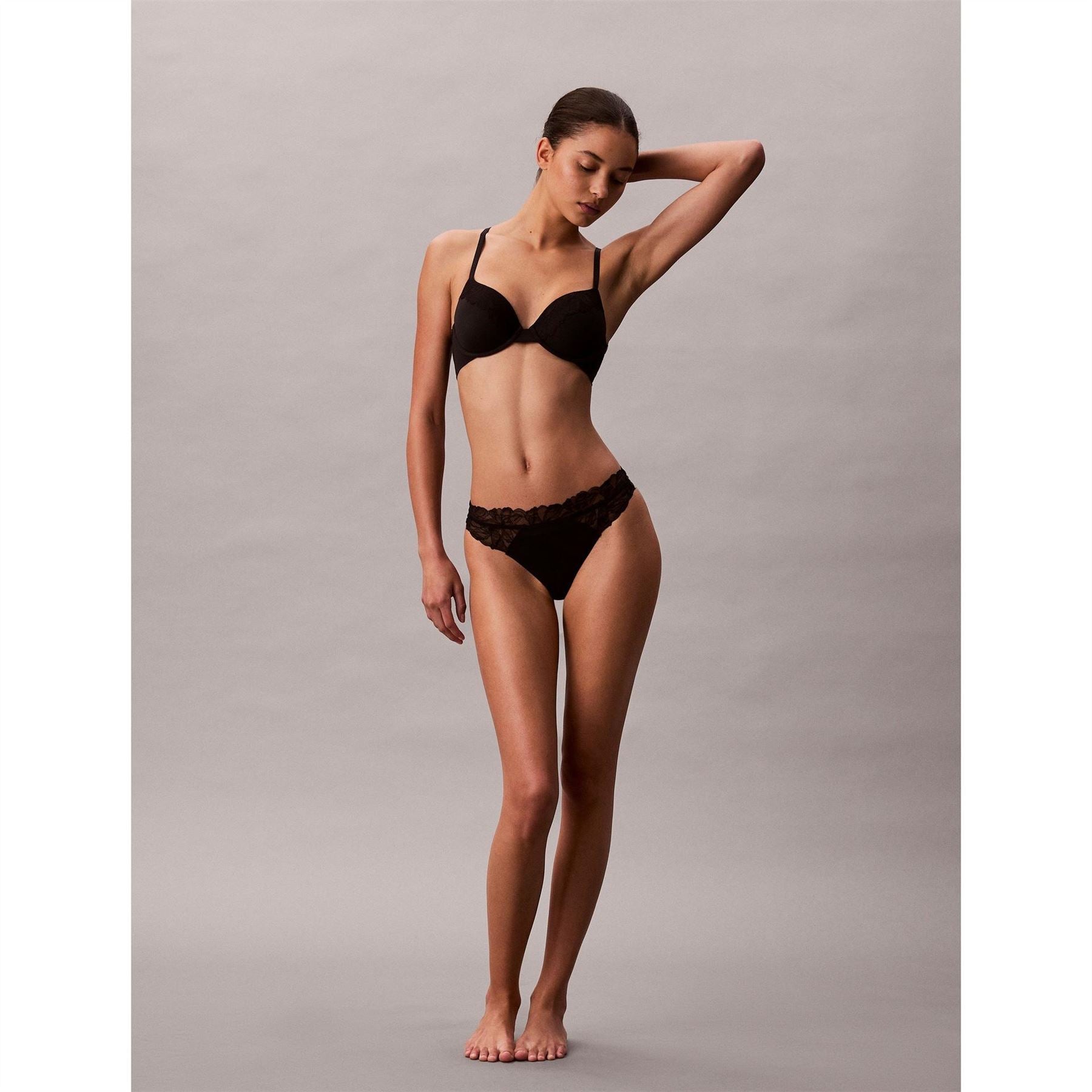 Calvin Klein Floral Patterned High Leg Thong
