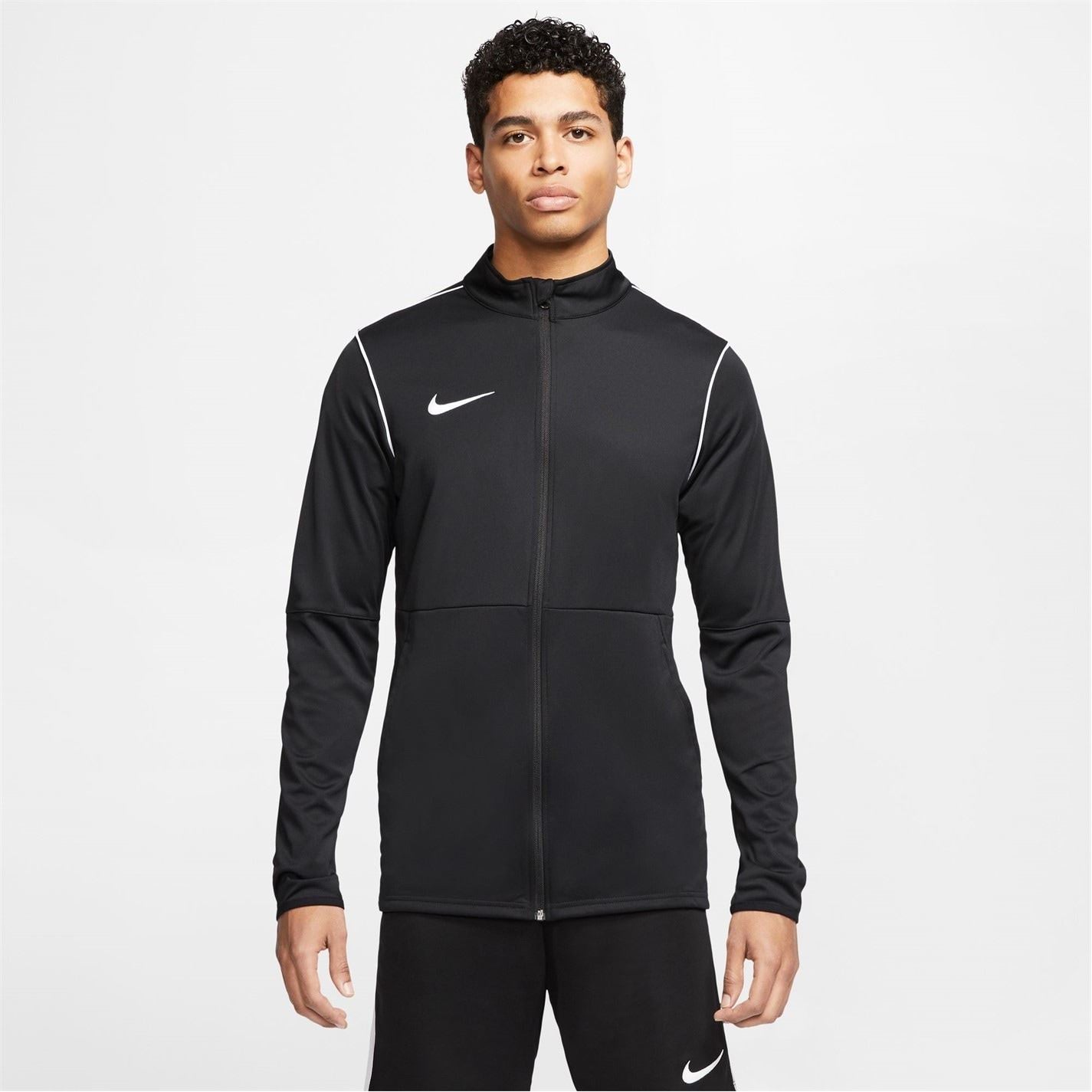 Nike Mens Dri Fit Park Knit Football Track Jacket Fleece