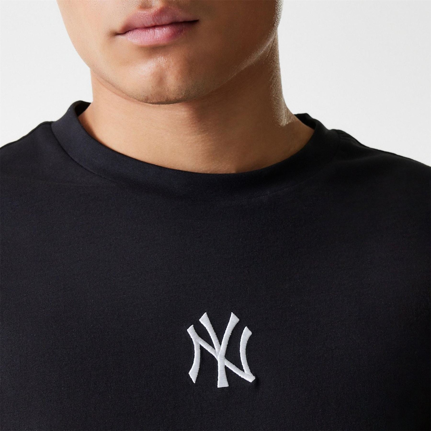 New Era Essential Oversized Embroidered Boyfriend T-Shirt