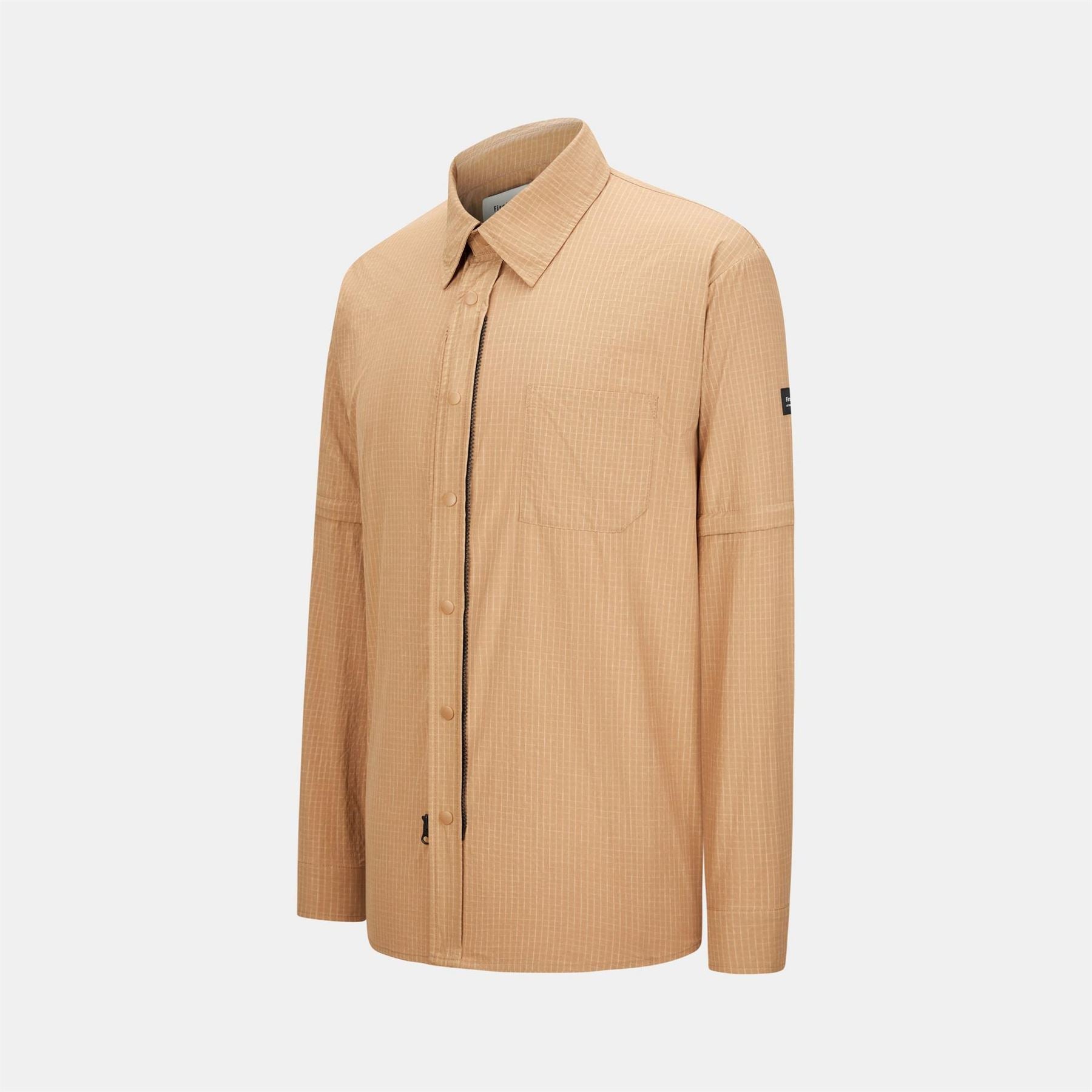 Firetrap 3 in 1 Convertible DWR Full Zip Long Sleeve Overshirt