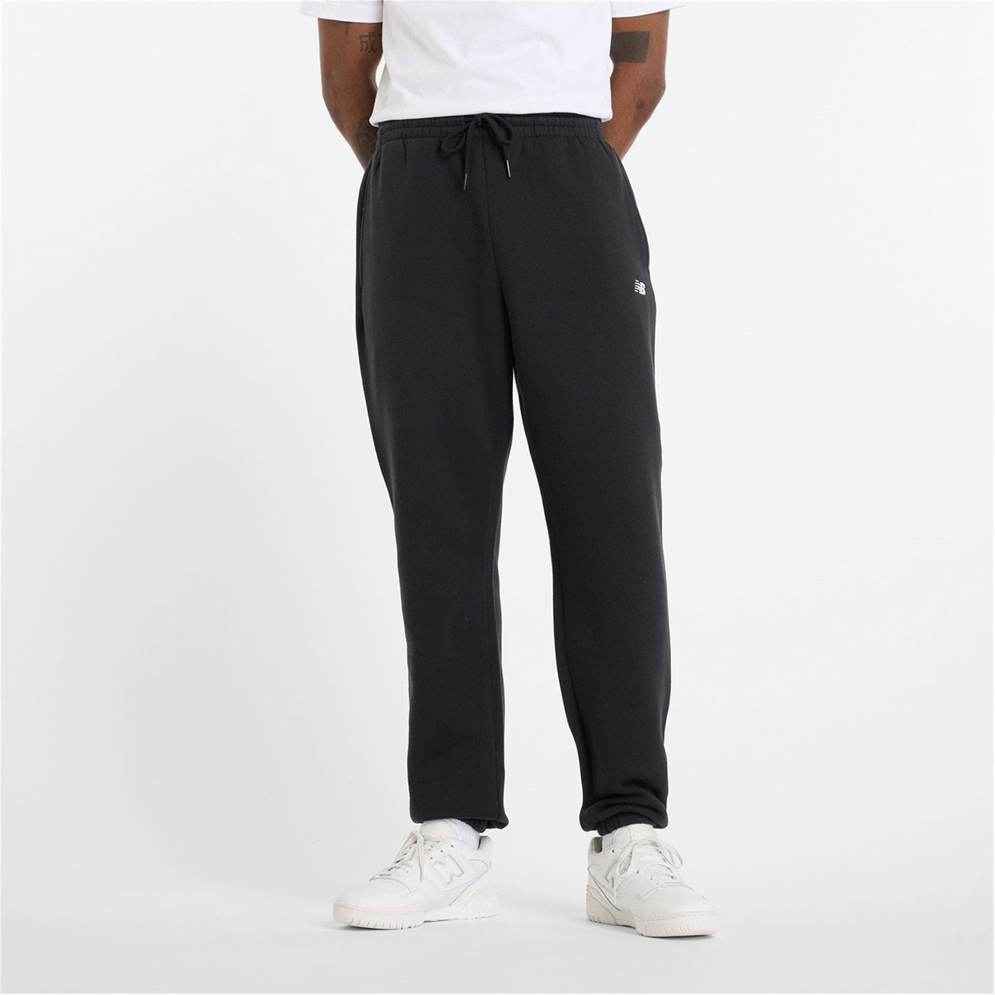 New Balance Small Logo Solid Patterned Joggers