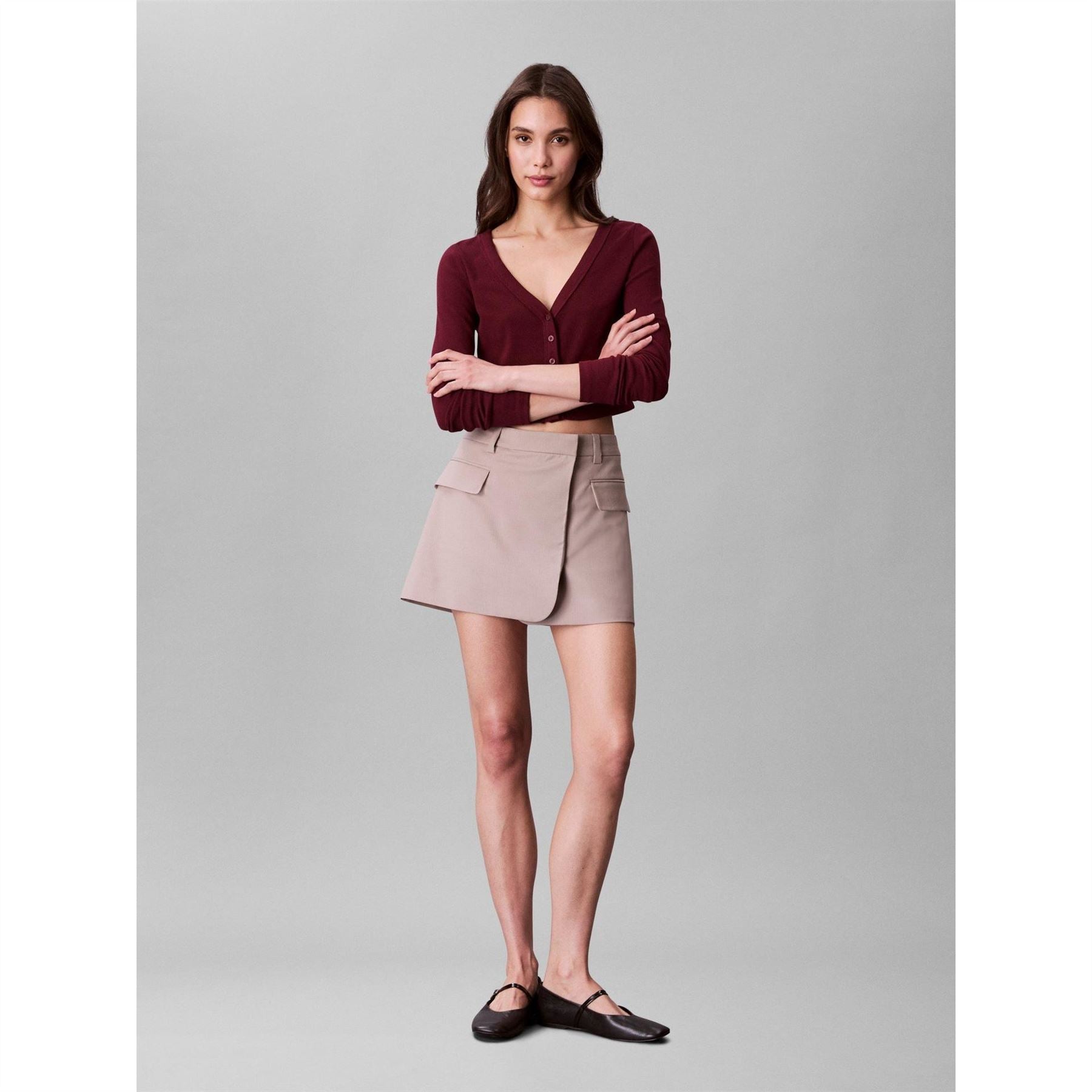 Calvin Klein Jeans V-Neck Long Sleeve Regular Fit Sweater