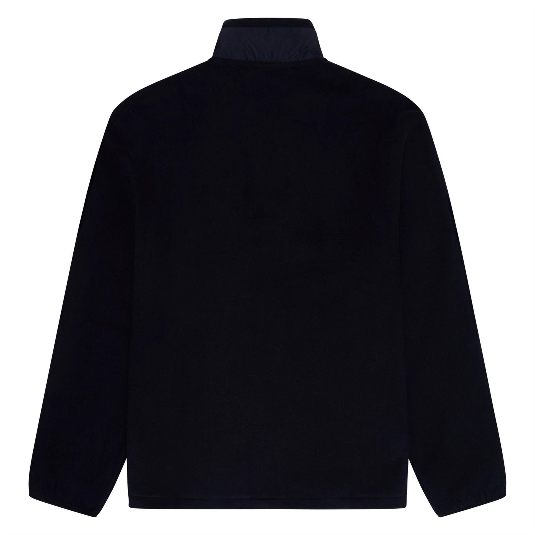 Ellesse Maseben Solid Patterned Full Zipper Ribbed Cuff Fleece Jacket