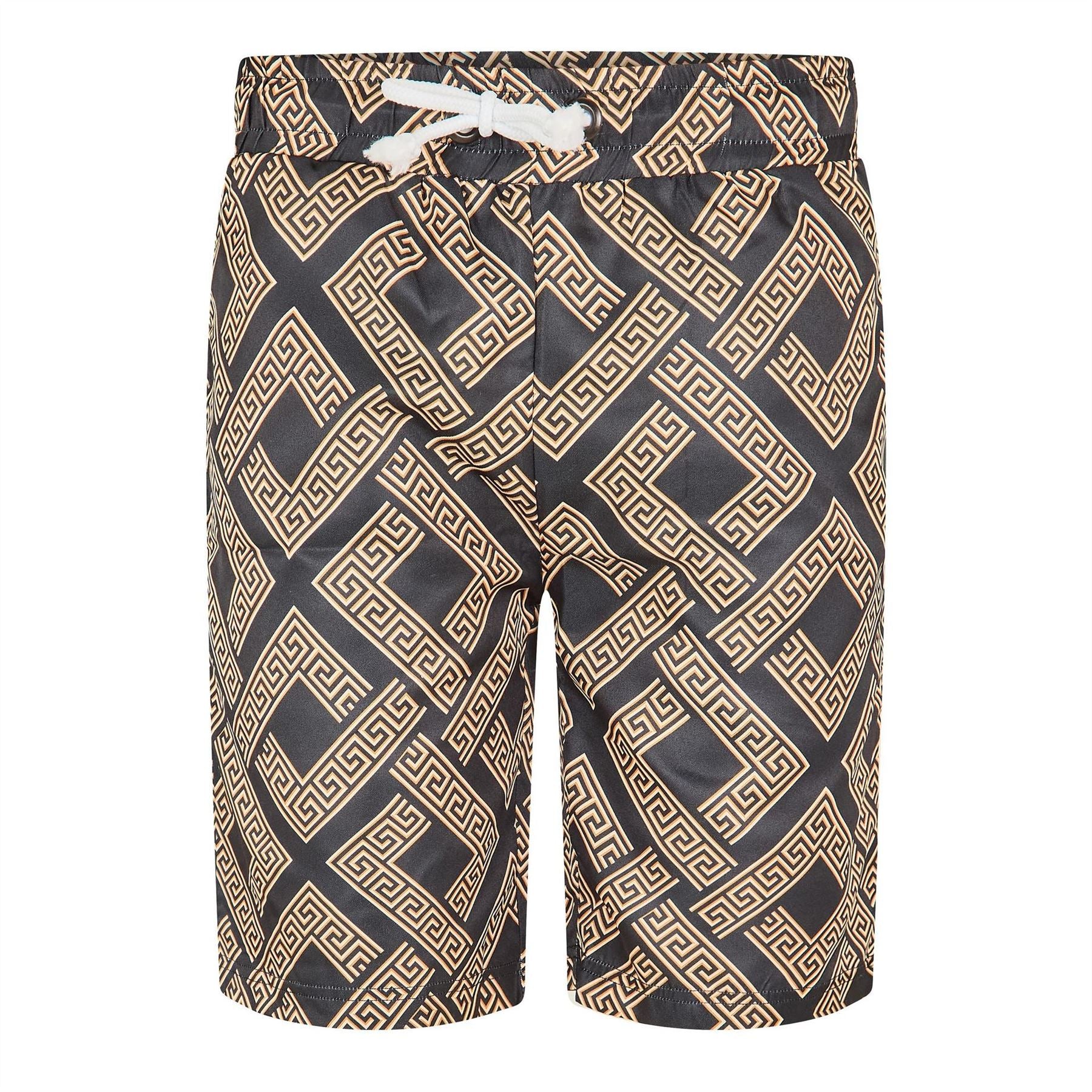 Criminal Damage Roman Geometric Bermuda Shorts
