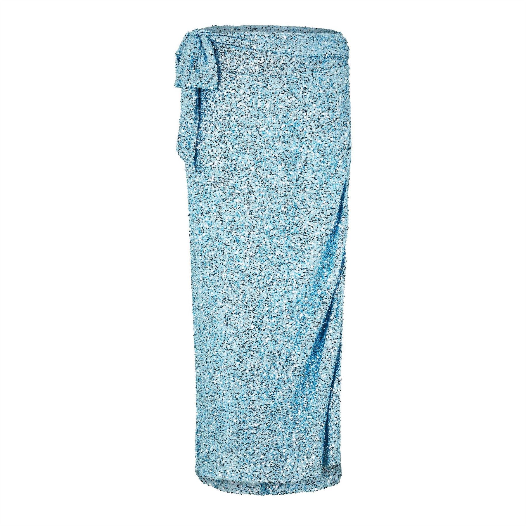 Never Fully Dressed Blue Sequin Jaspre Skirt