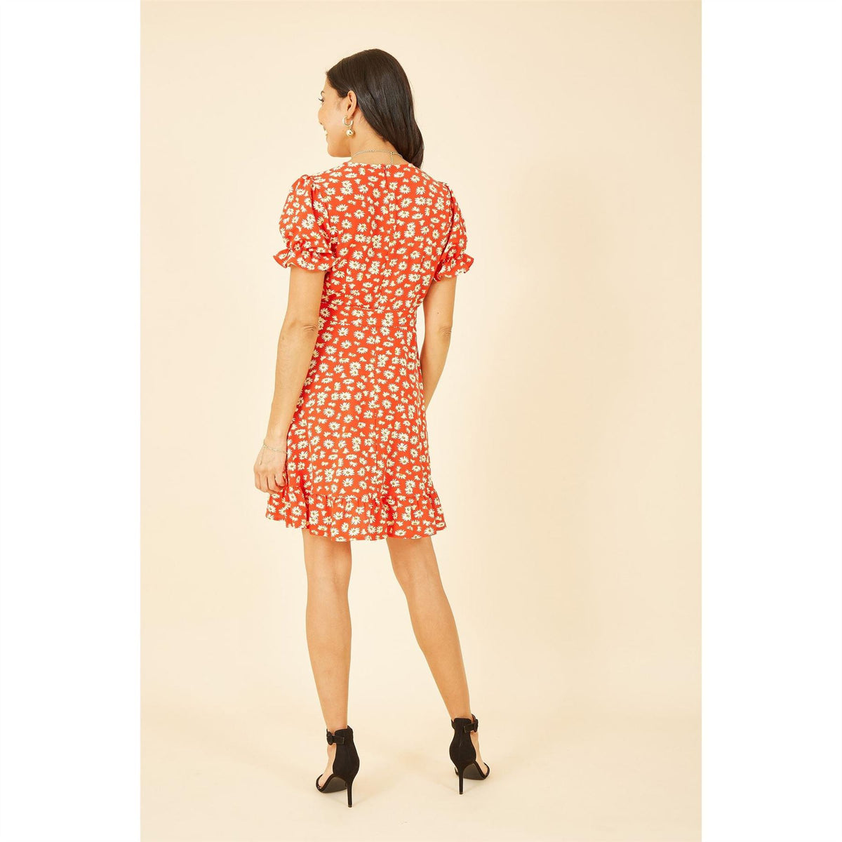 Mela London Daisy Print Wrap Dress