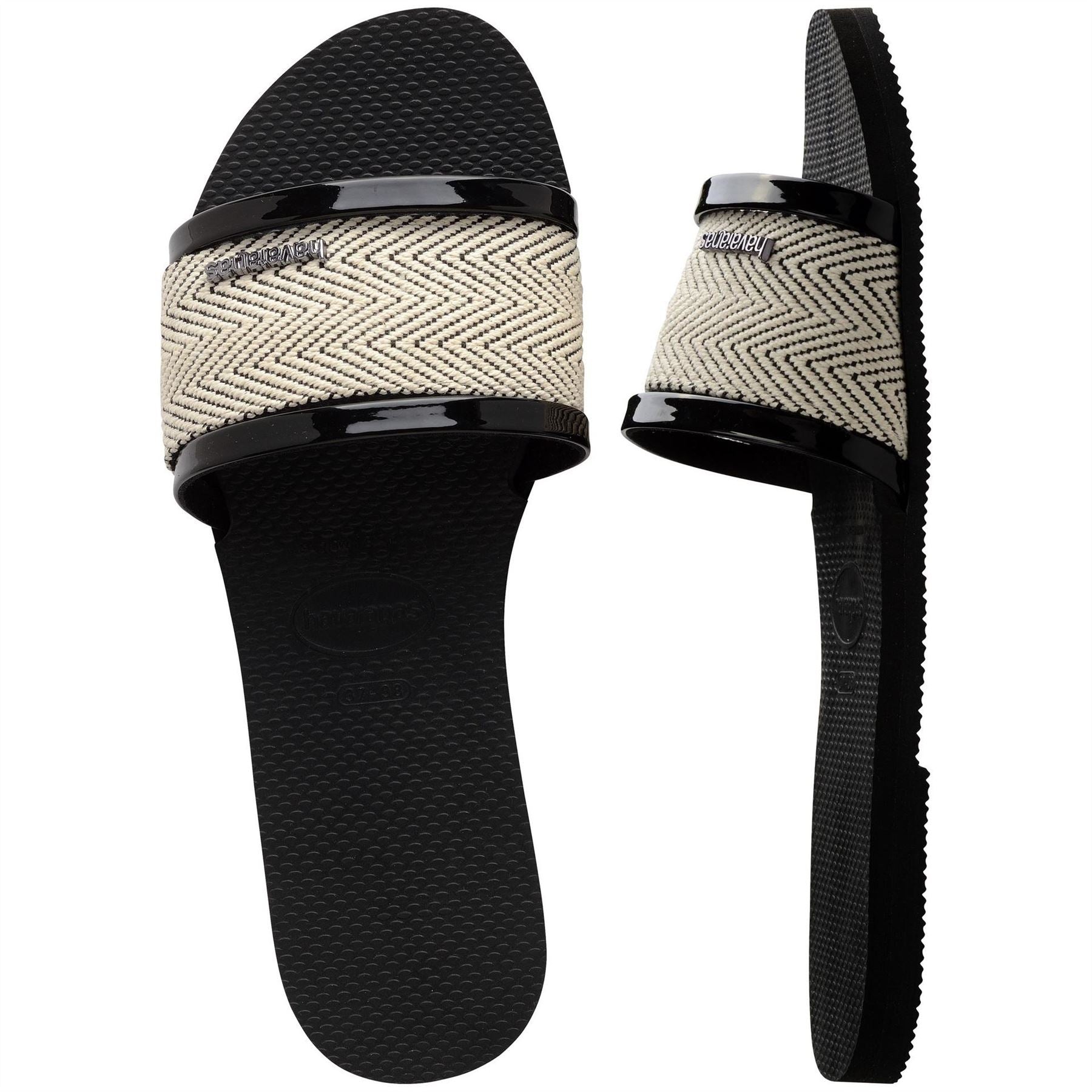 Havaianas Womens Hav. You Trancoso Premium Black 35  Flip Flops