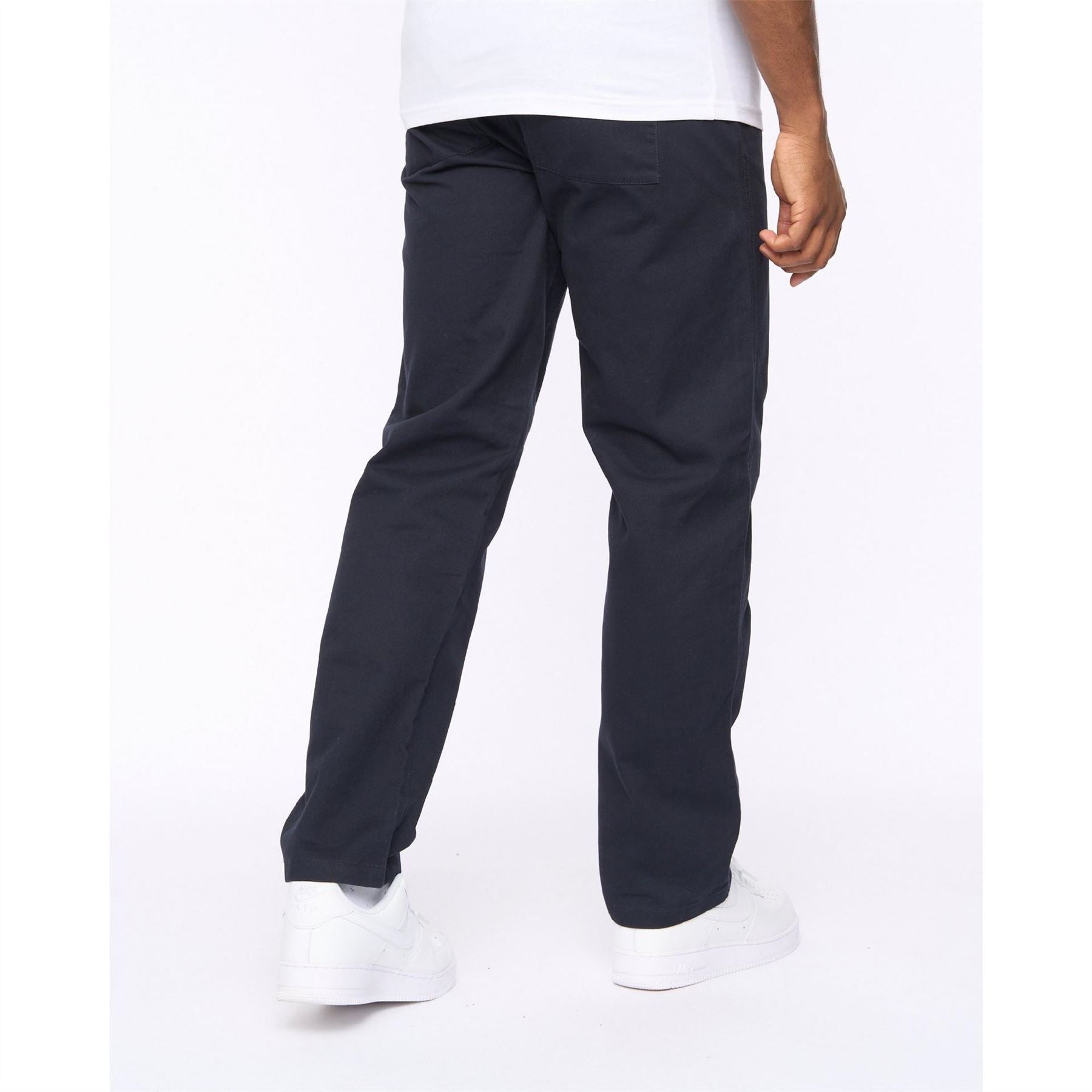 Crosshatch Blansmoore Solid Patterned Straight Trousers