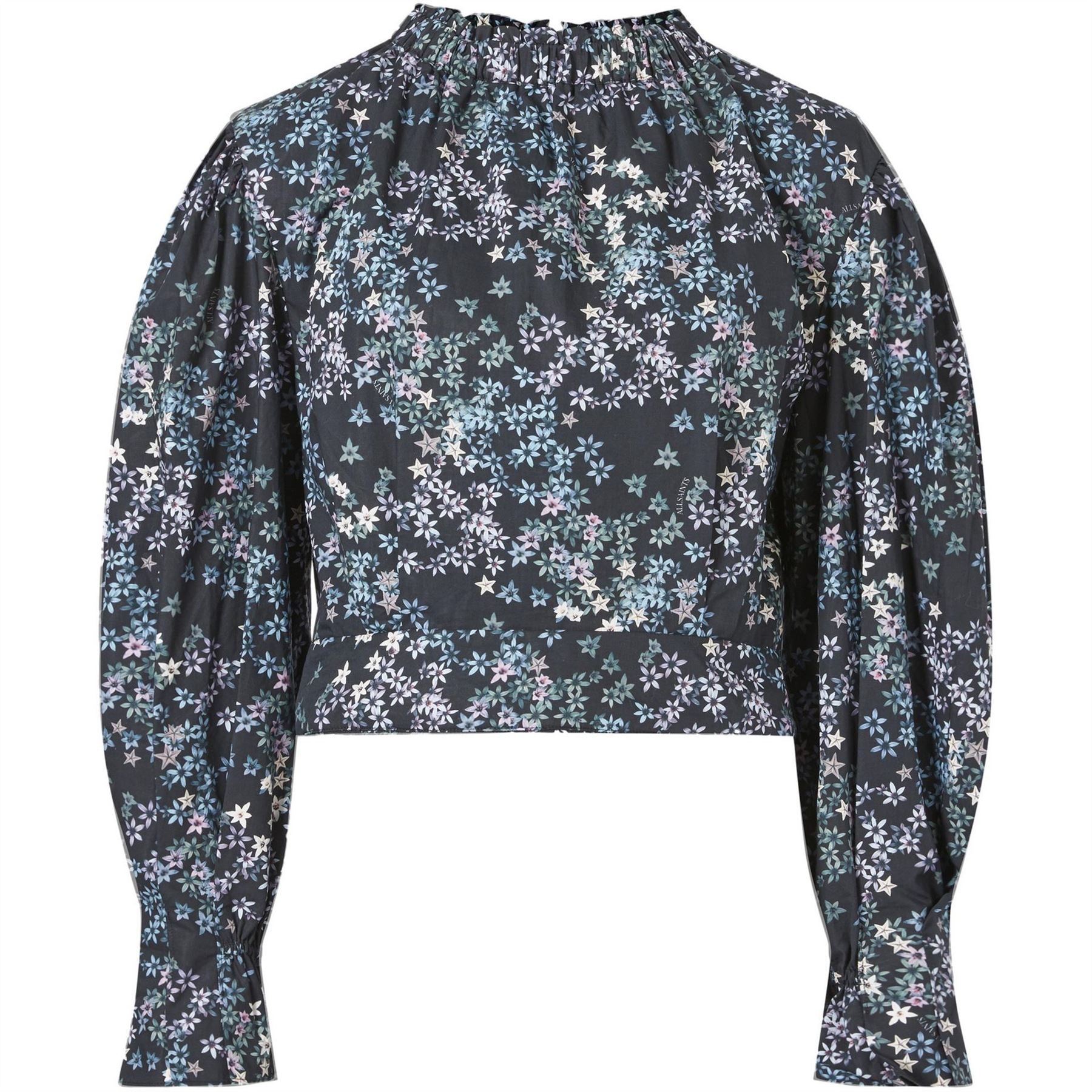 AllSaints Luna Asgard Short Sleeve Casual Blouse