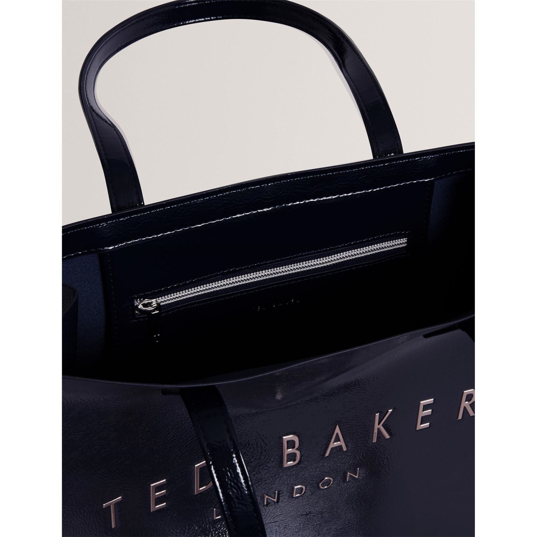 Ted Baker Crink Icon Square Shape Tote with Logo