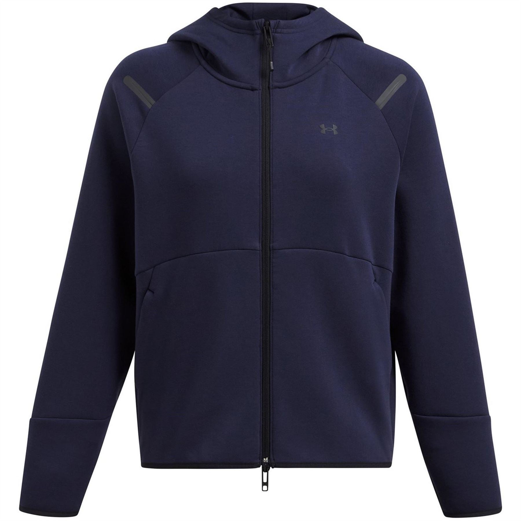 Under Armour Unstoppable Hooded Full Zipper Solid Patterned Sweat Jacket