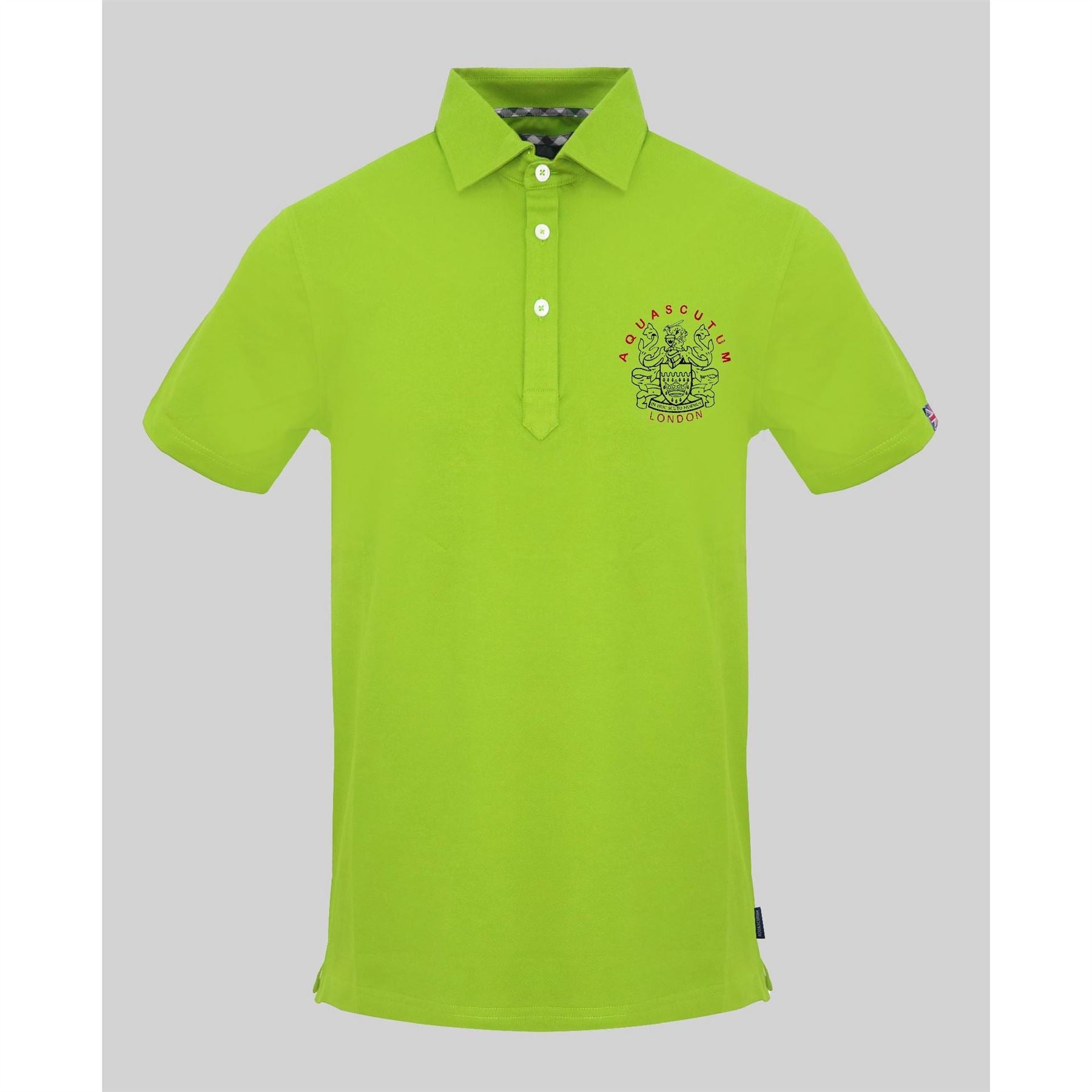 Aquascutum Collared Neck Short Sleeve Polo Shirt
