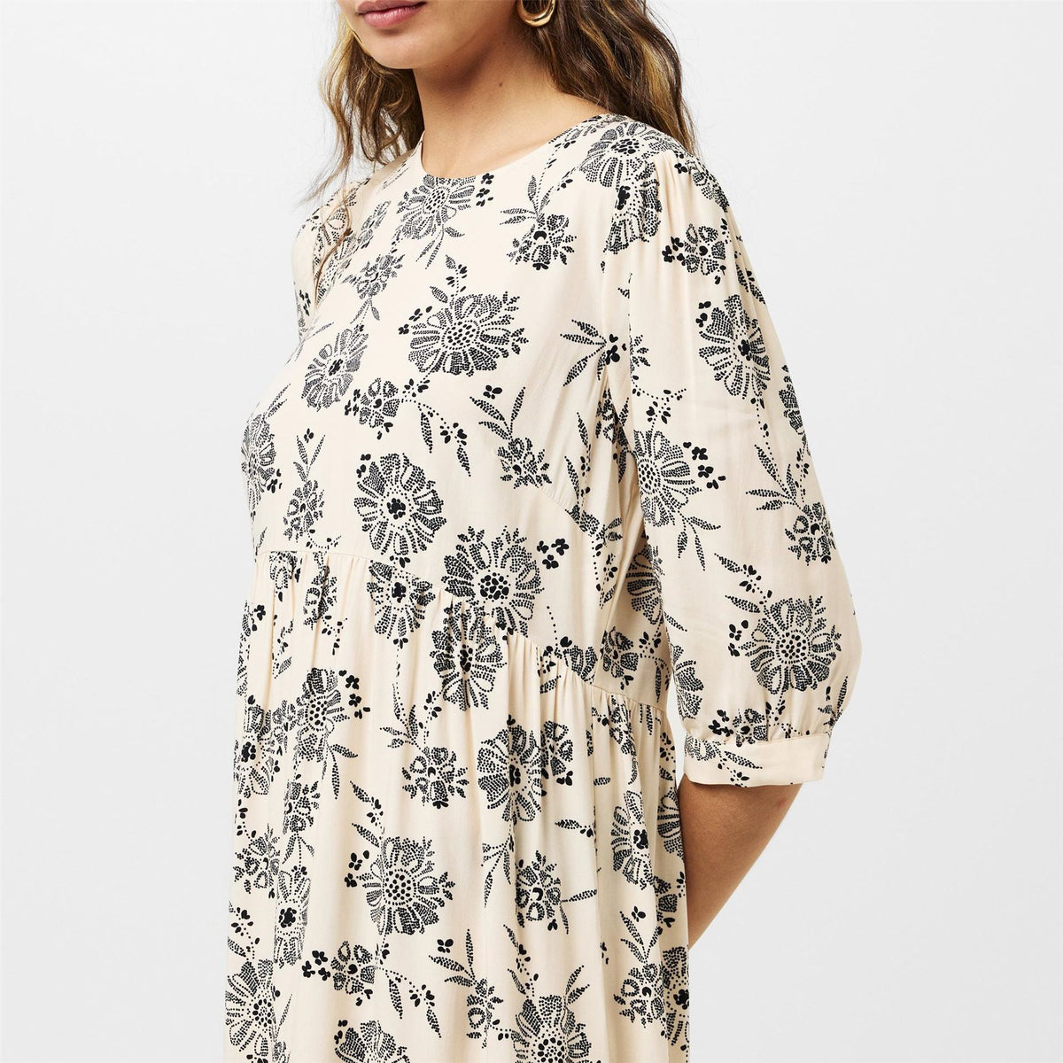 Nobodys Child Rachel Crew Neck Midi Dress