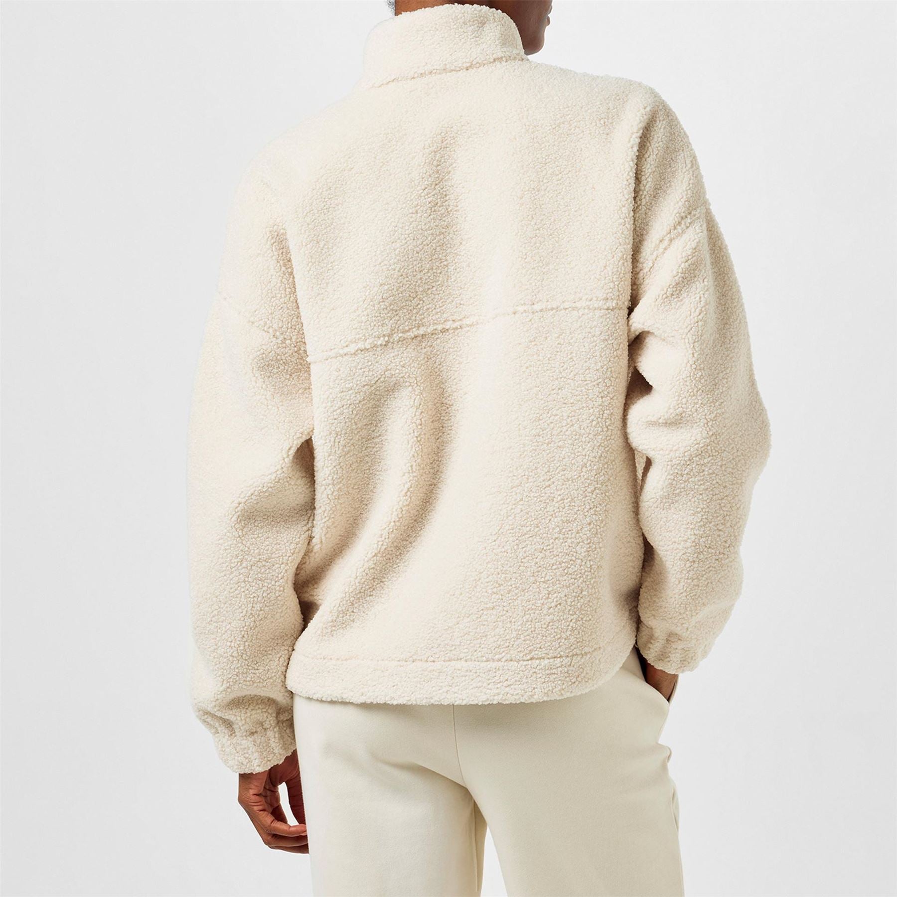 USA Pro Usapro Borg Funnel Quarter Zip Fleece