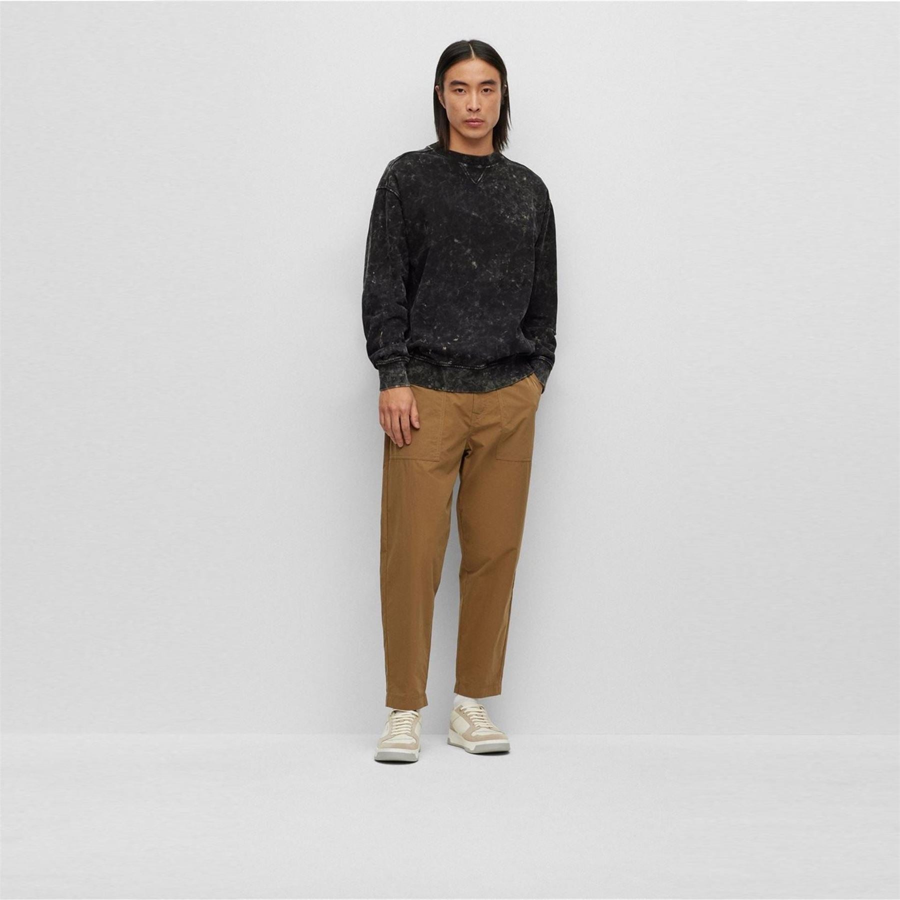 Boss Statum Solid Patterned Straight Cargo