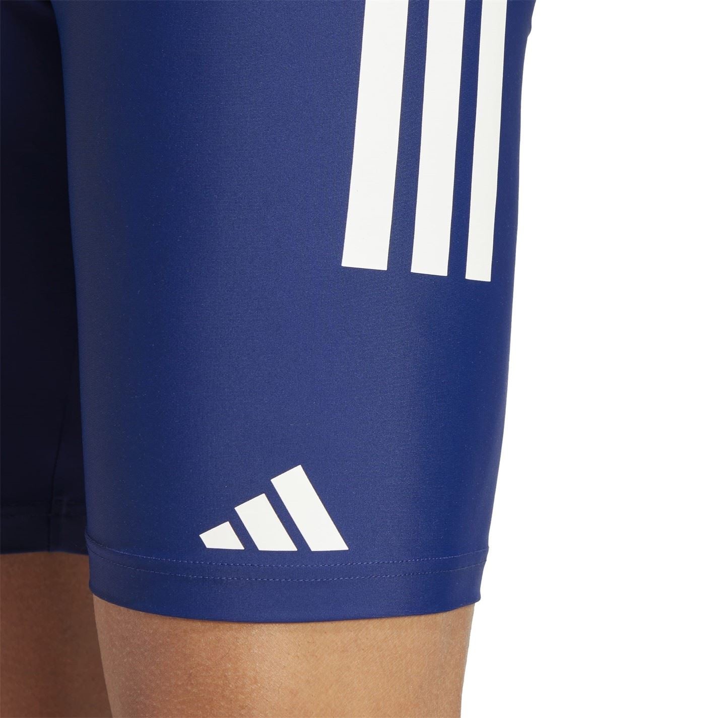 adidas Mens Primeblue 3 Stripes Swim Jammer