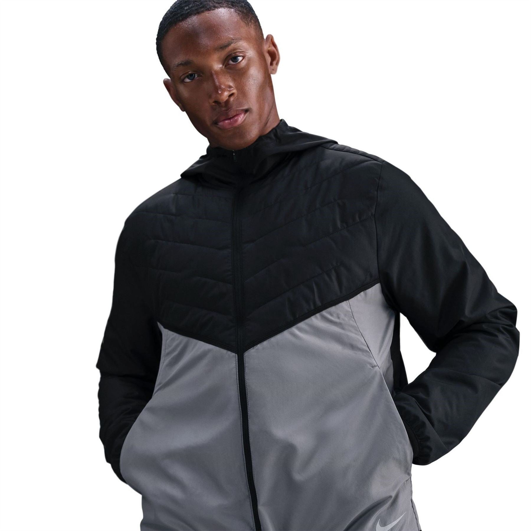 Nike Synth Repel Colour Block Side Pocket Running Jacket