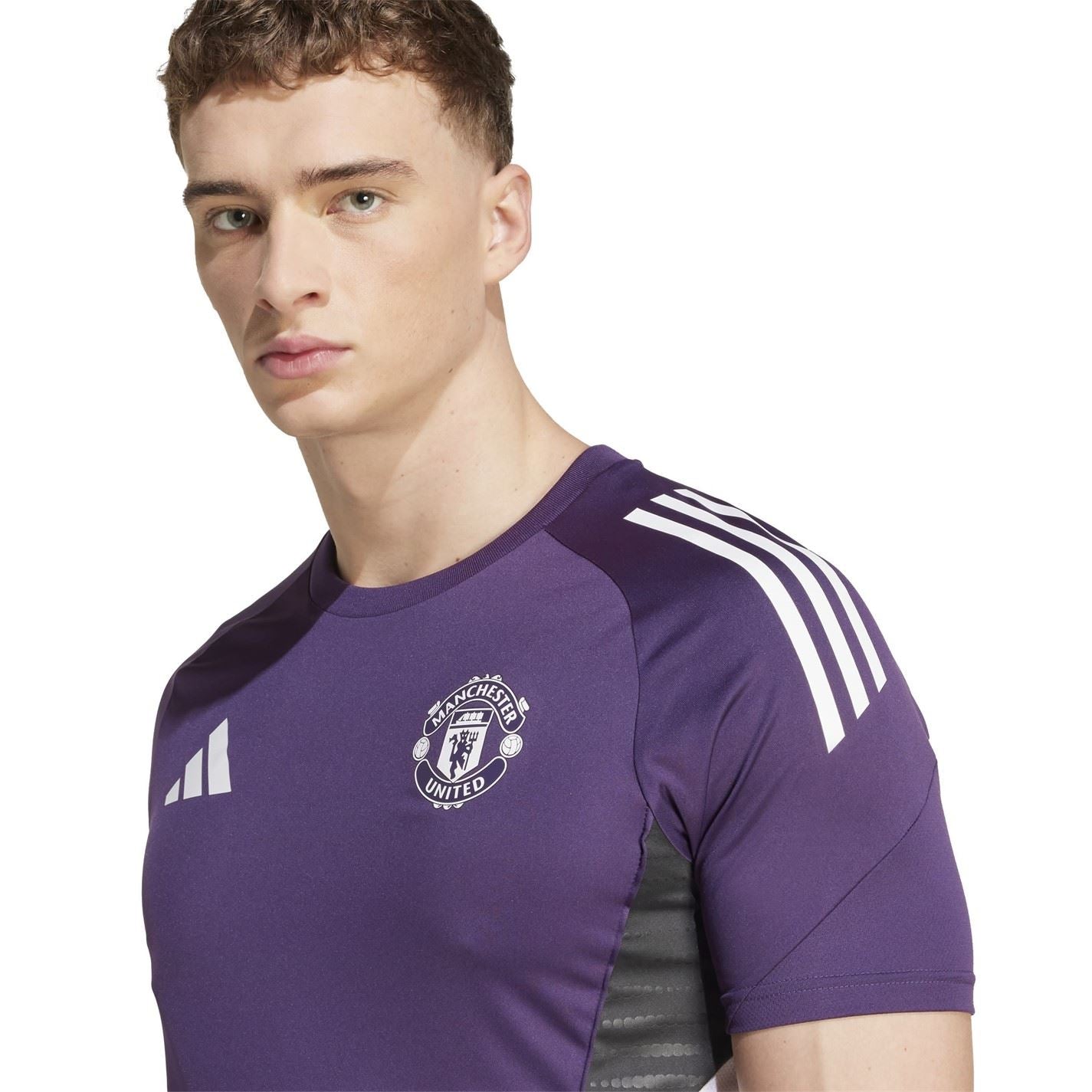 adidas Mens Manchester United Training Shirt 2025 2026