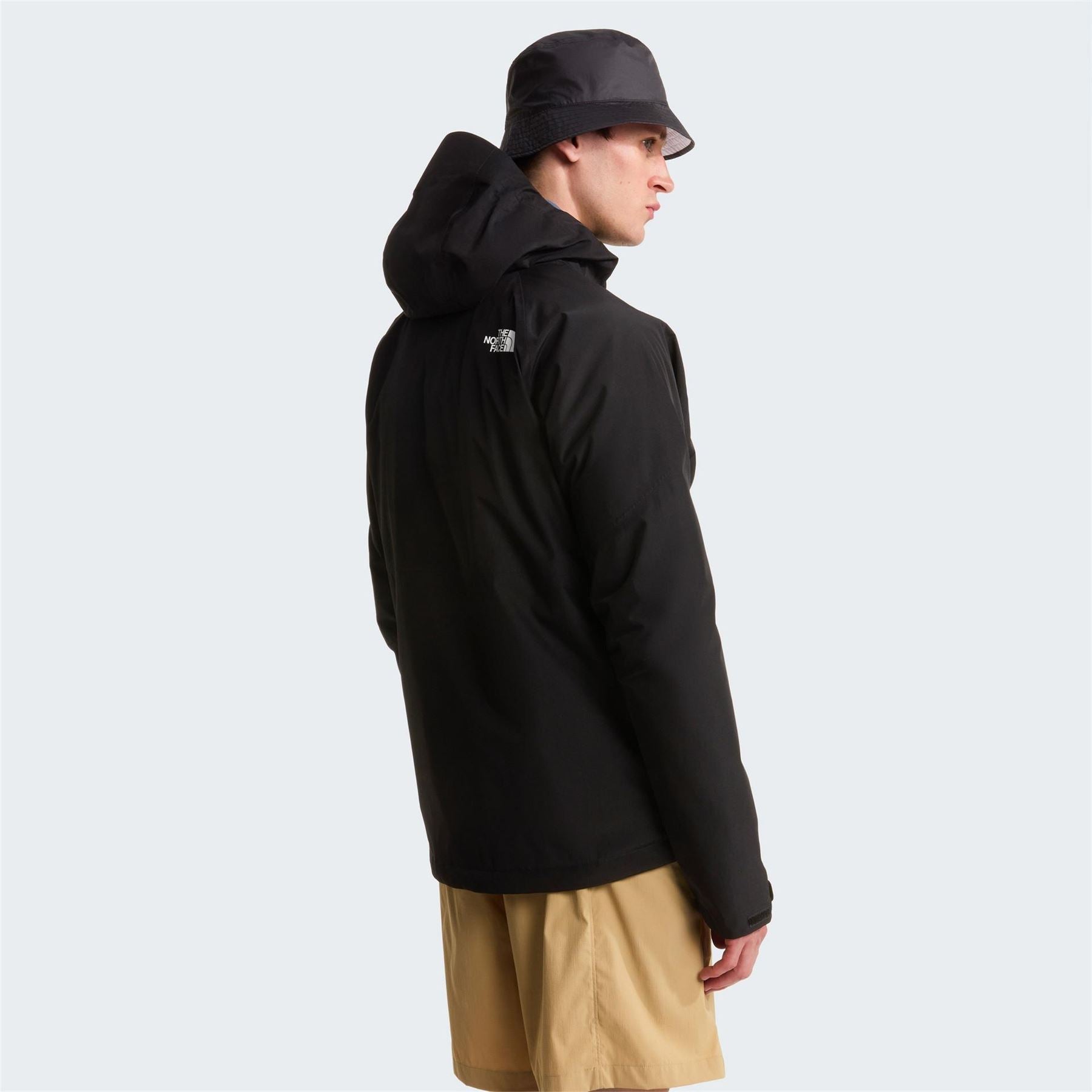 The North Face Hooded Neck Lightning Color Block Rain Jacket