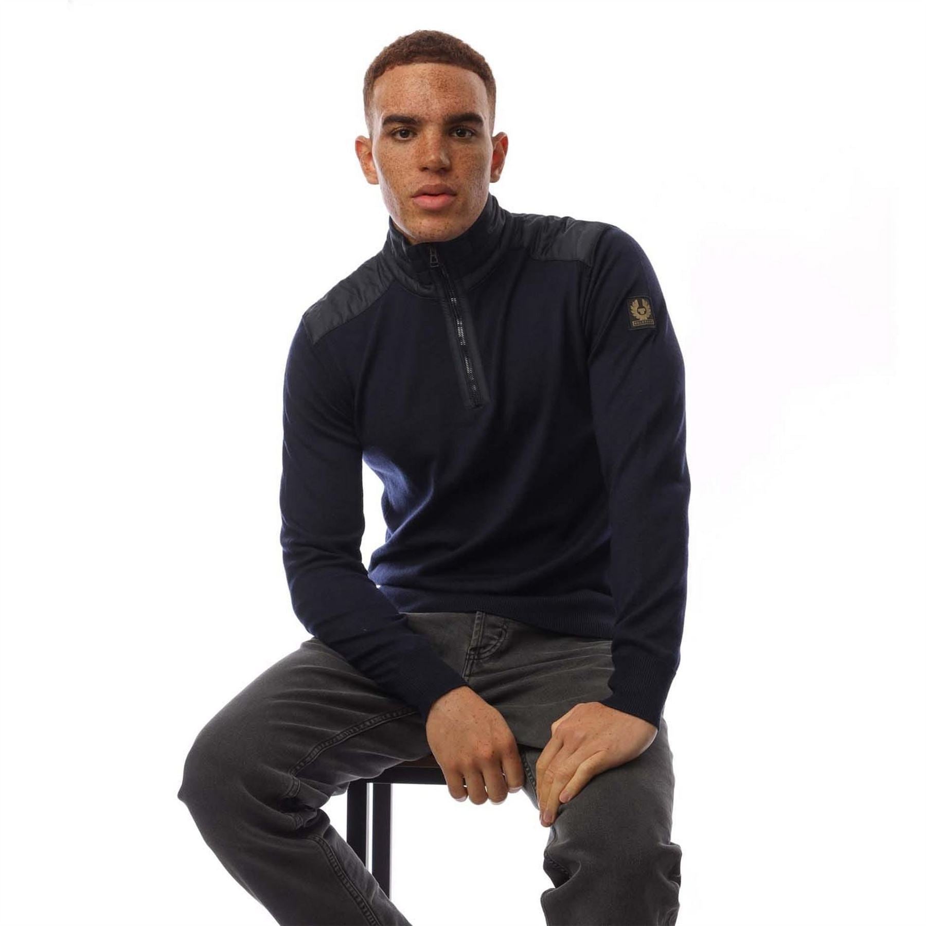 Belstaff Quarter Zip Sweater